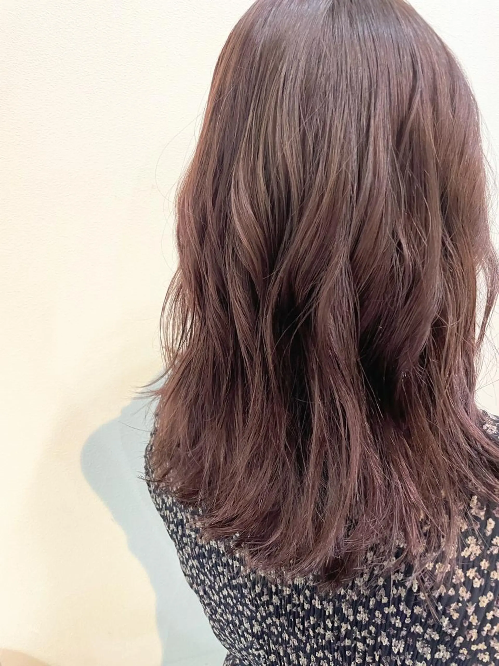 ロング カラー ピンクカラー 中村 海波のヘアスタイル