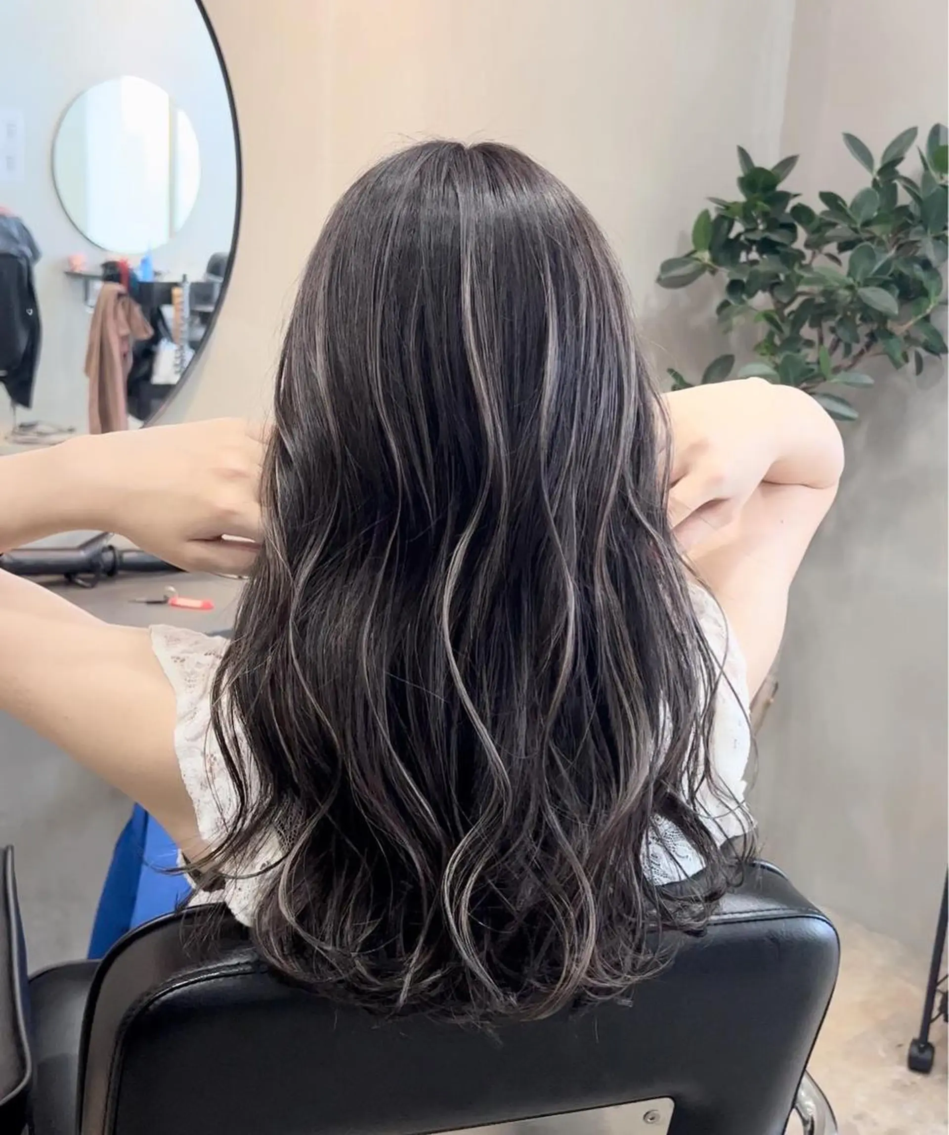 ロング カラー カット ヘアカラー トリートメント lafith hair leco所属・西金 徹のヘアスタイル