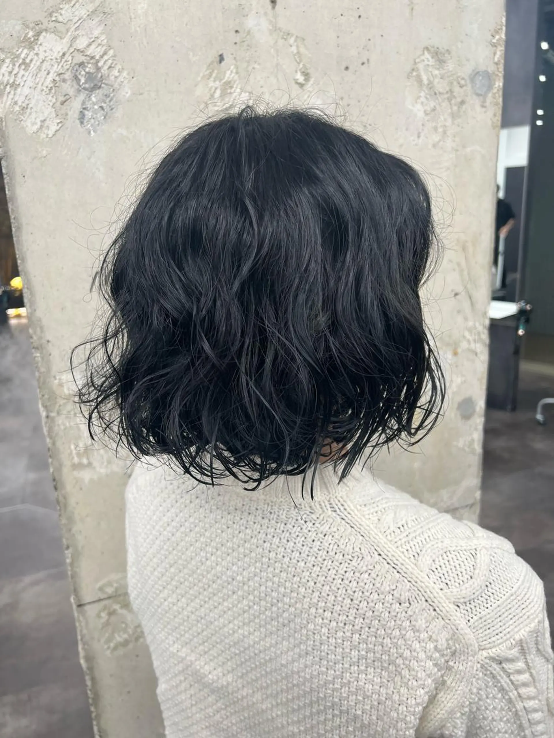 ミディアム パーマ ミディアムパーマ カット パーマ je suis heureuse所属・ハイライトカラー 🌀ゆい❣️のヘアスタイル