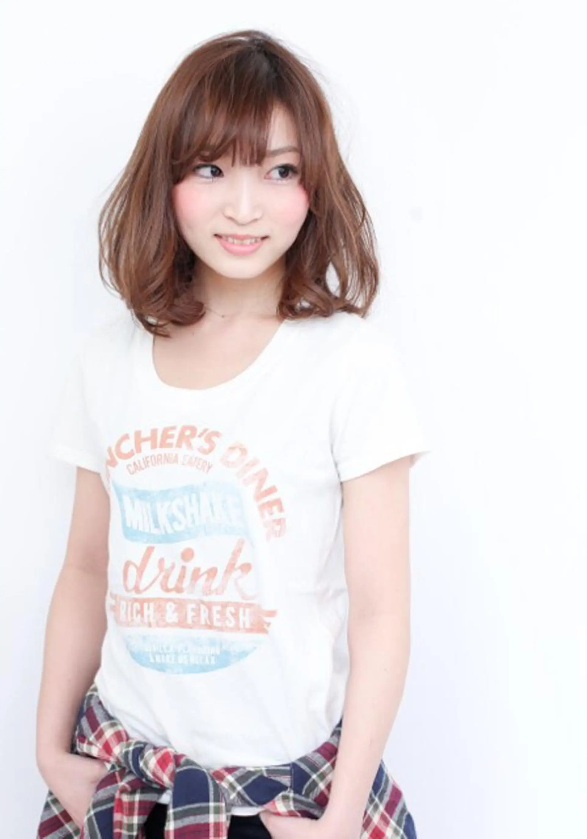 ミディアム カラー イルミナカラー カット ヘアカラー ハイライト/髪質改善 ✂️十河祐輝のヘアスタイル