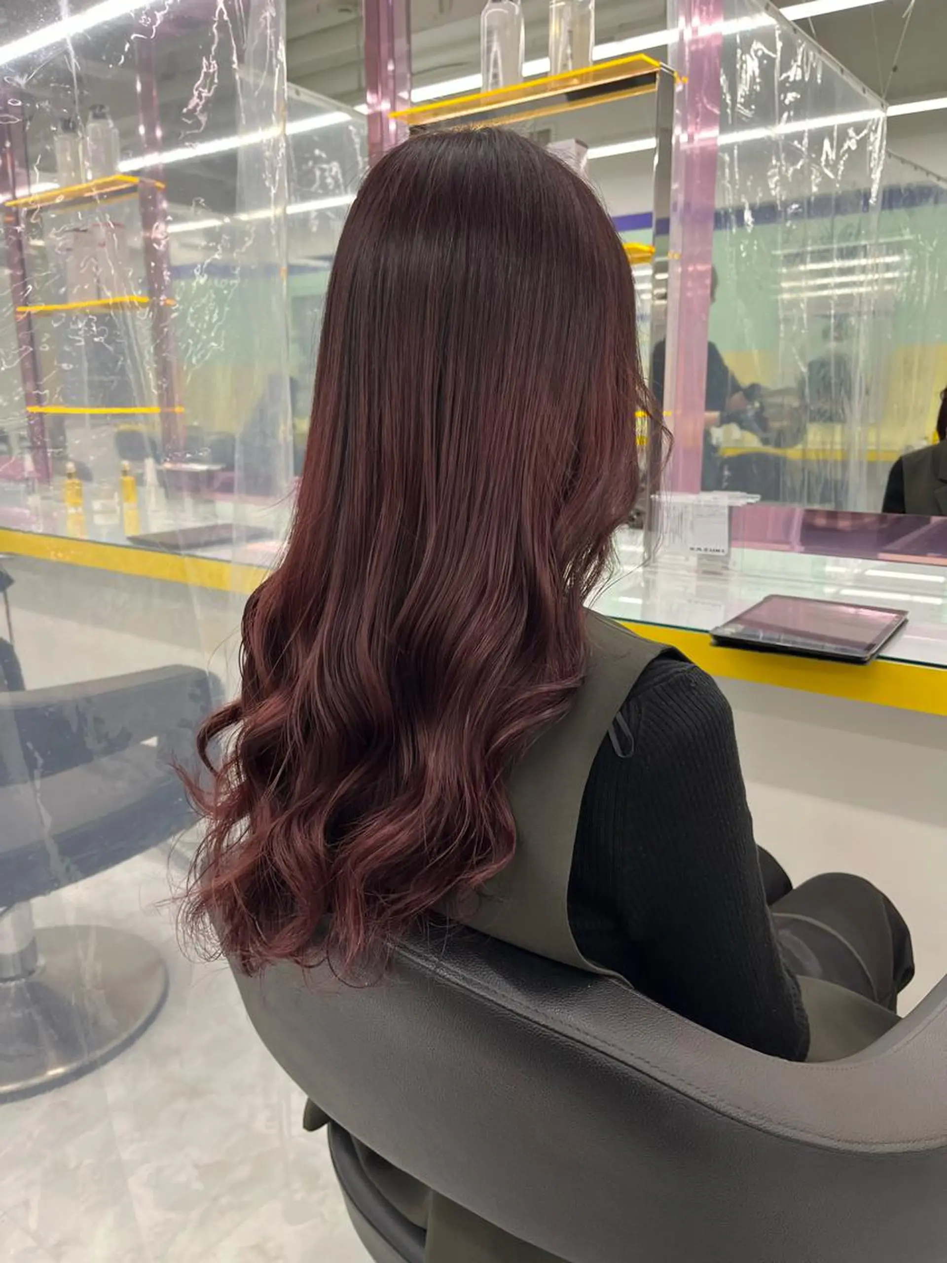 ロング カット ヘアカラー トリートメント ヘッドスパ ヘアセット 🌿透明感カラー‪ 縮毛矯正✨かずきのヘアスタイル