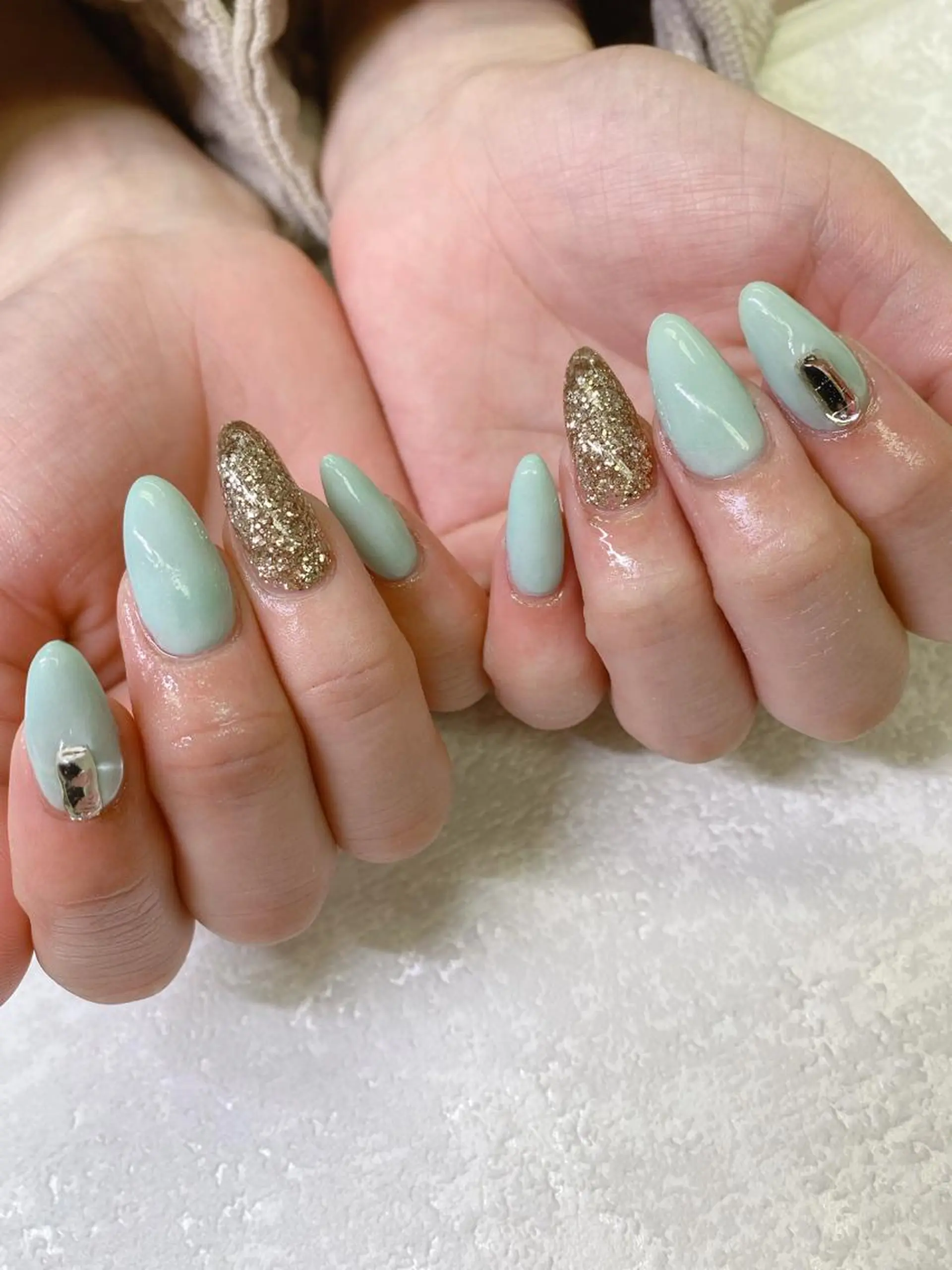 ミディアム ハンドネイル JNA認定講師🌸 RIEのネイルデザイン