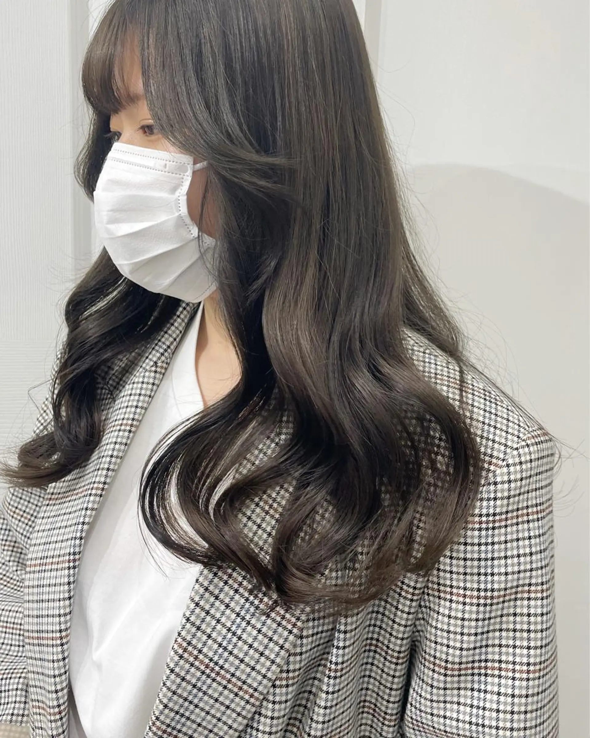 ミディアム カラー ヘアアレンジ ヘアカラー トリートメント ヘアセット ニュアンスハイトーン 🌙サイダサキのヘアスタイル