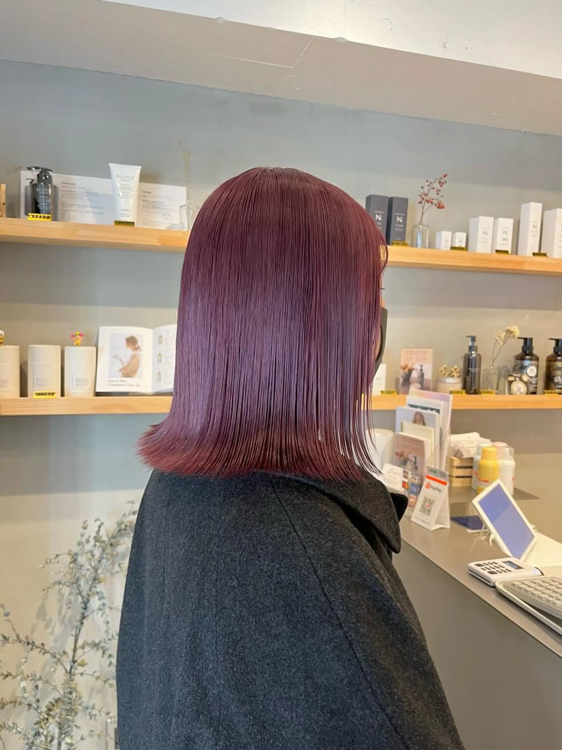 ミディアム カット ヘアカラー 🌙透明感カラー✖︎ カンナ🌙のヘアスタイル