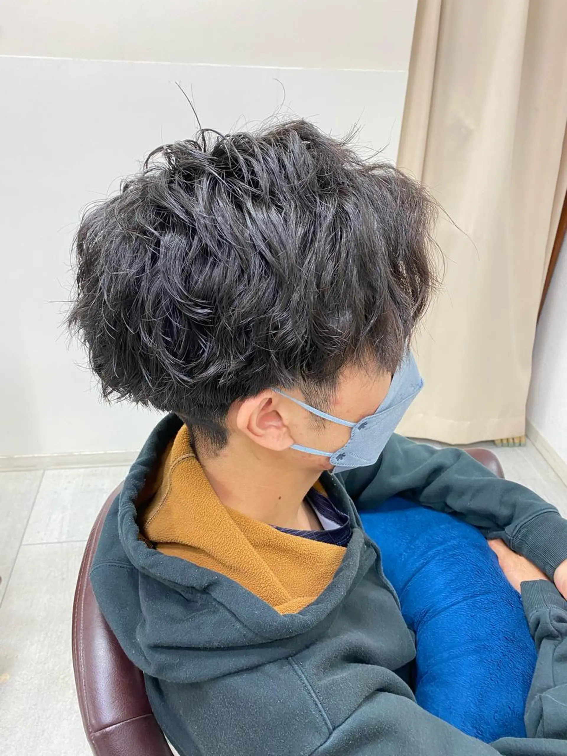 ショート パーマ メンズ カット ヘアカラー パーマ メンズパーマの達人 /タカシマ　ダイスケのヘアスタイル