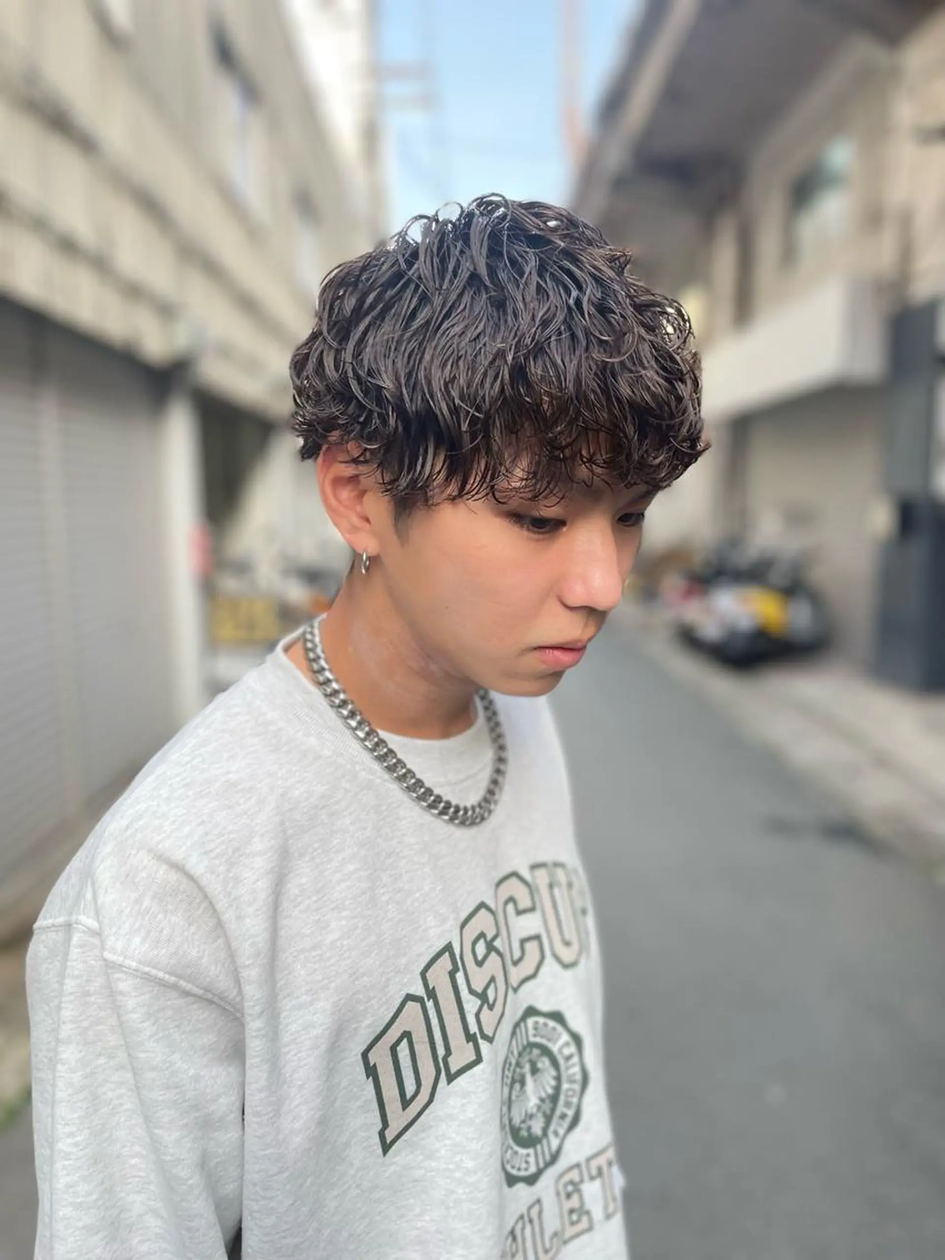 ショート パーマ メンズ カット ヘアカラー パーマ トリートメント ヘッドスパ TETISS所属・💈メンズパーマ 南谷💈のヘアスタイル
