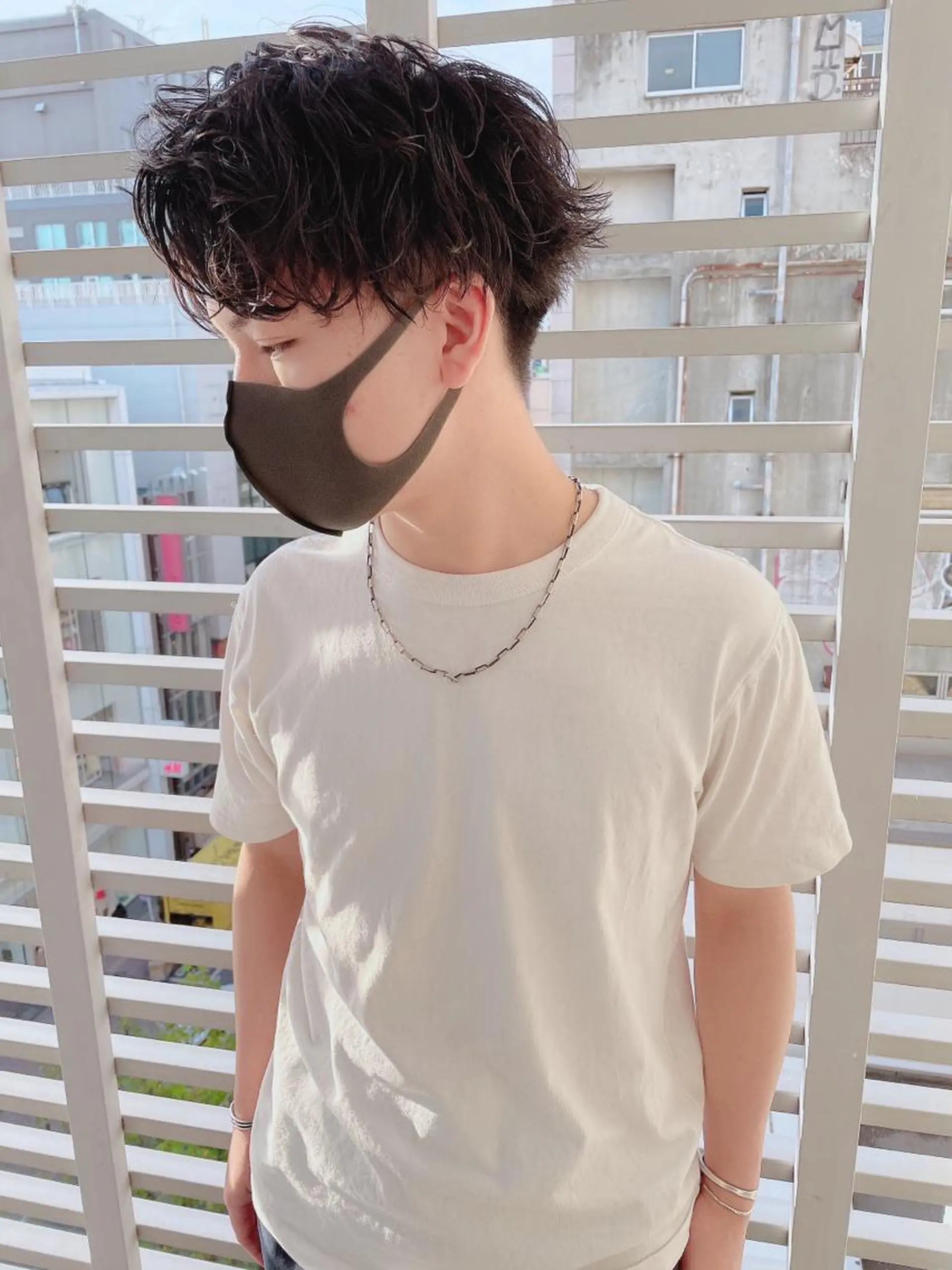 ショート パーマ ヘアアレンジ メンズ メンズZina代表 田端 麗治のヘアスタイル