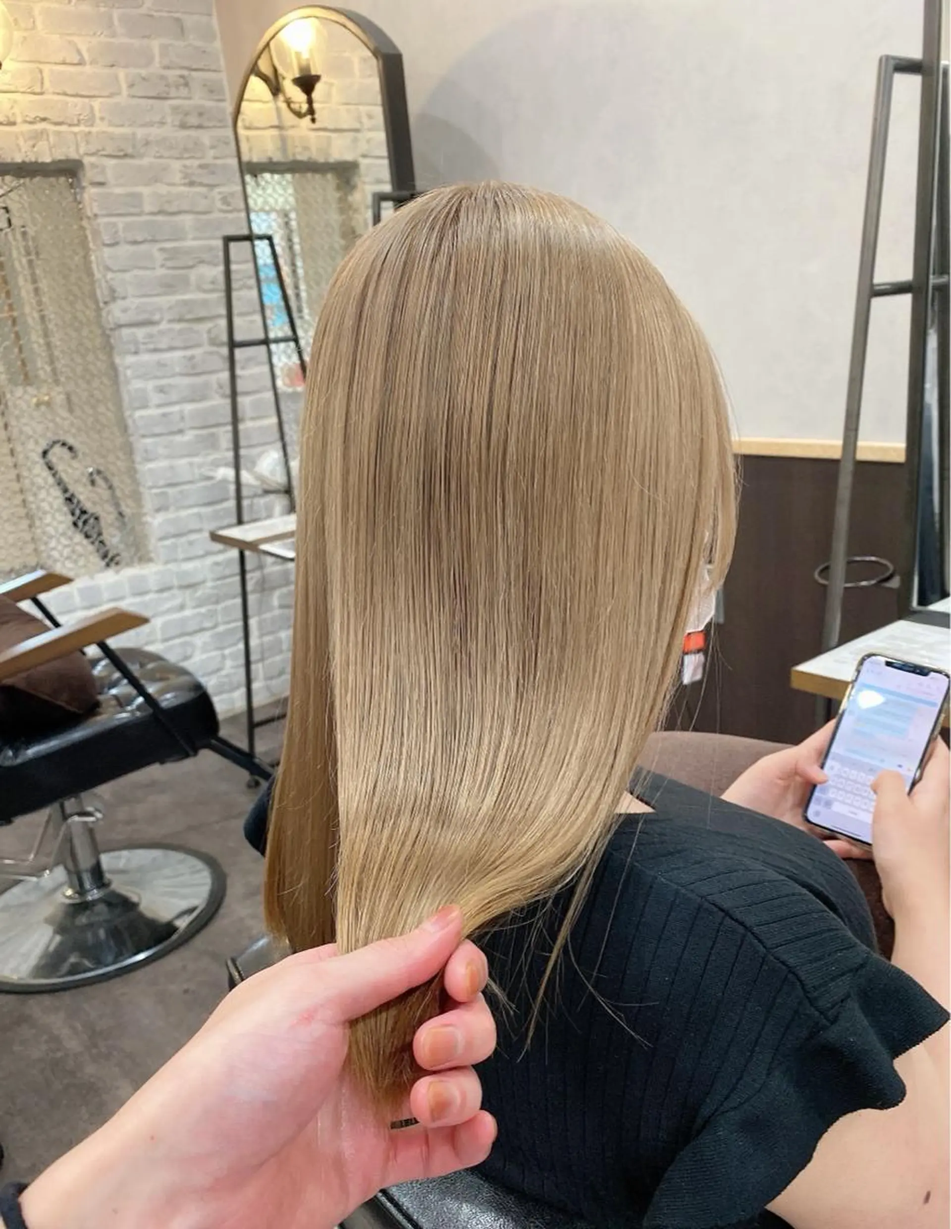 ミディアム ヘアカラー トリートメント 🌿ガクト 🌿艶髪透明感のヘアスタイル