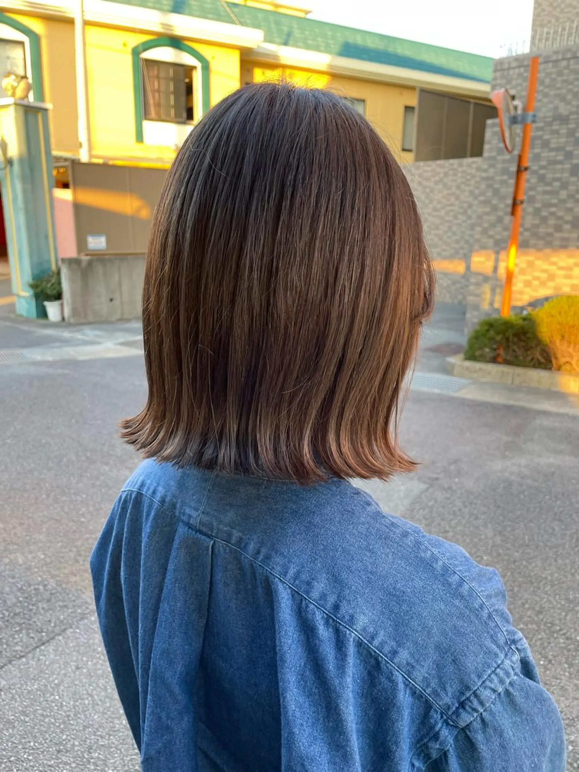 ミディアム カット 岩崎 祐大のヘアスタイル