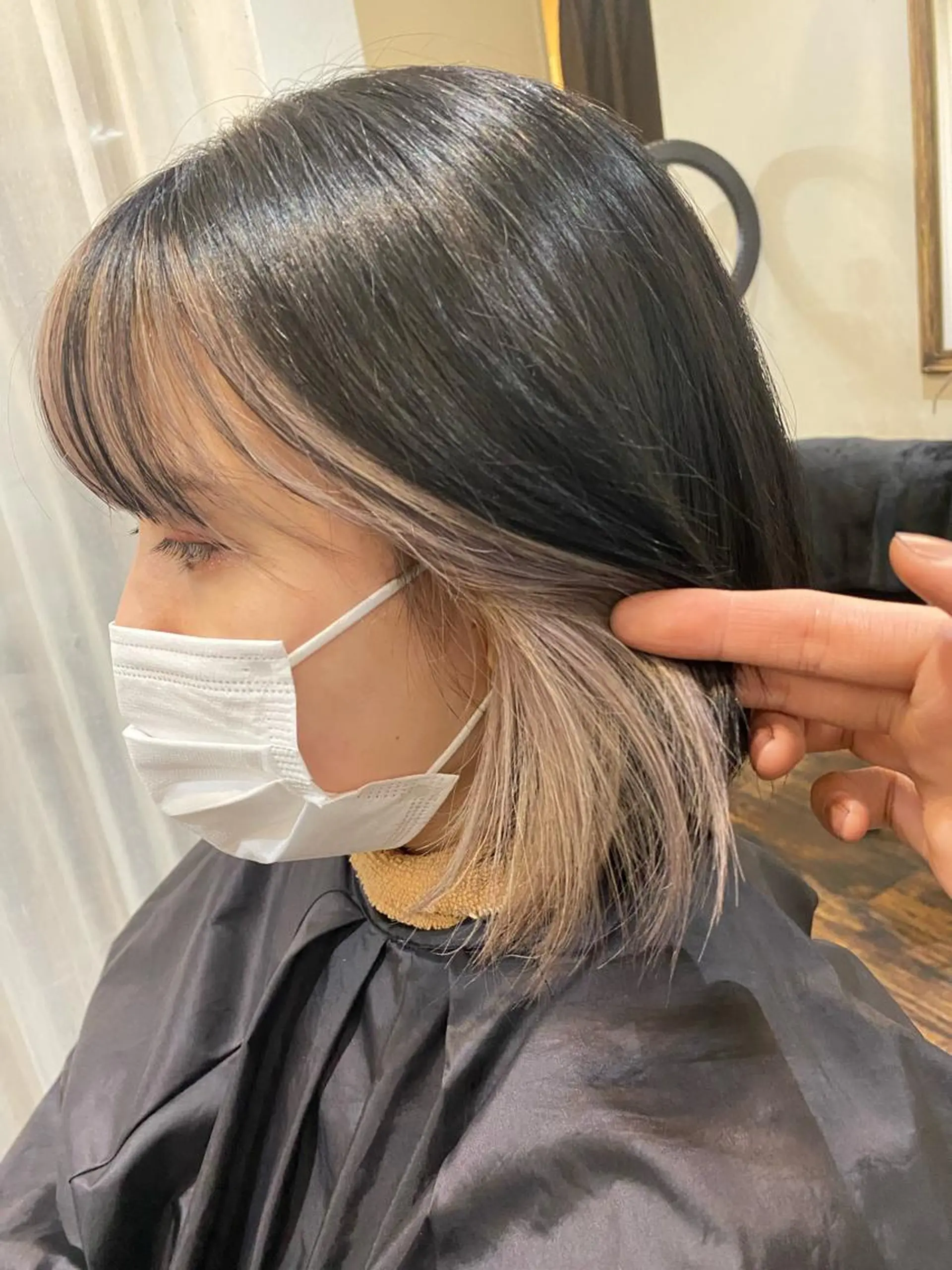 ミディアム カラー ベージュカラー Tsuyoki .のヘアスタイル