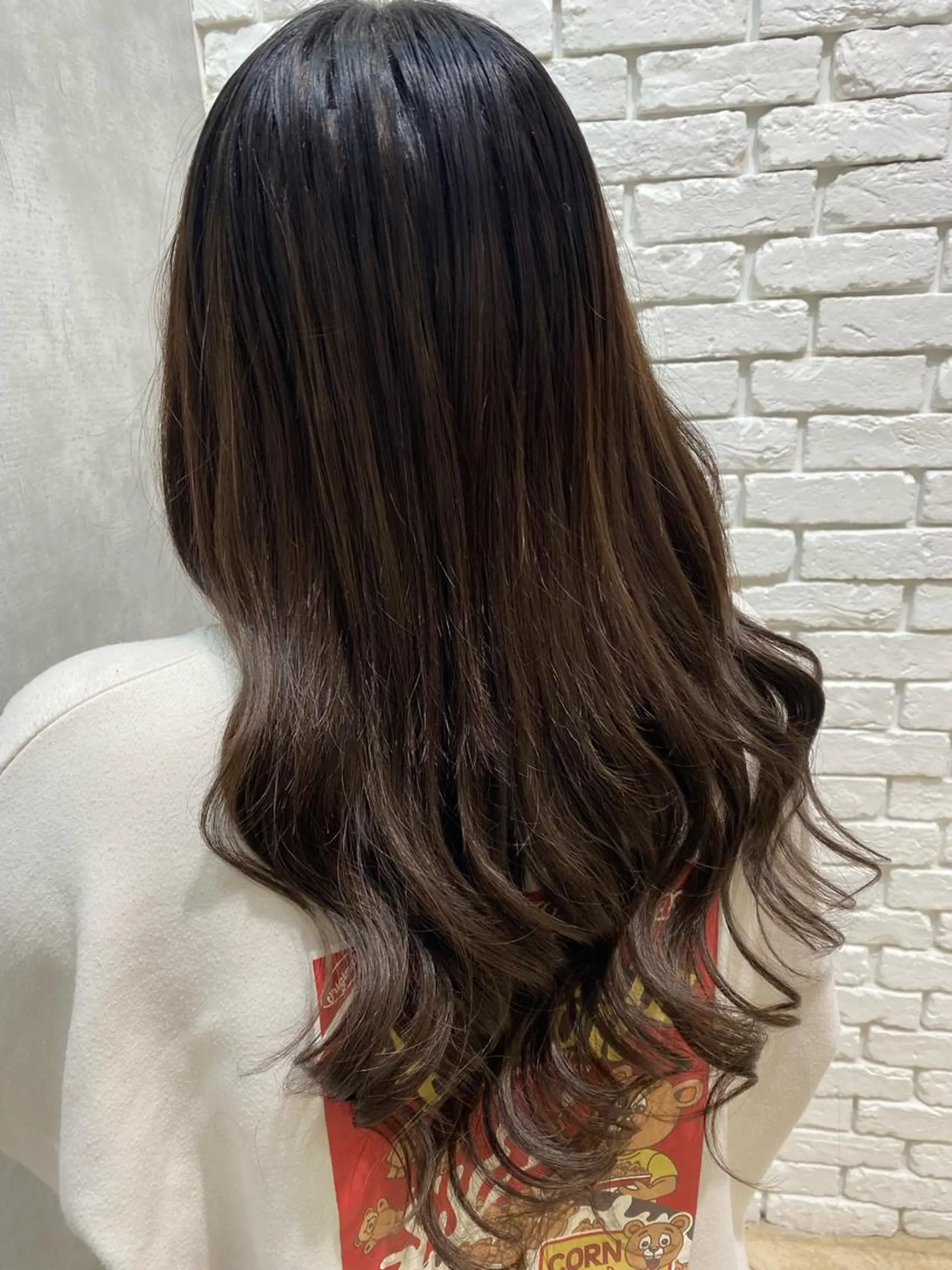ミディアム カット ヘアカラー ROSEL 沢津橋  楓のヘアスタイル