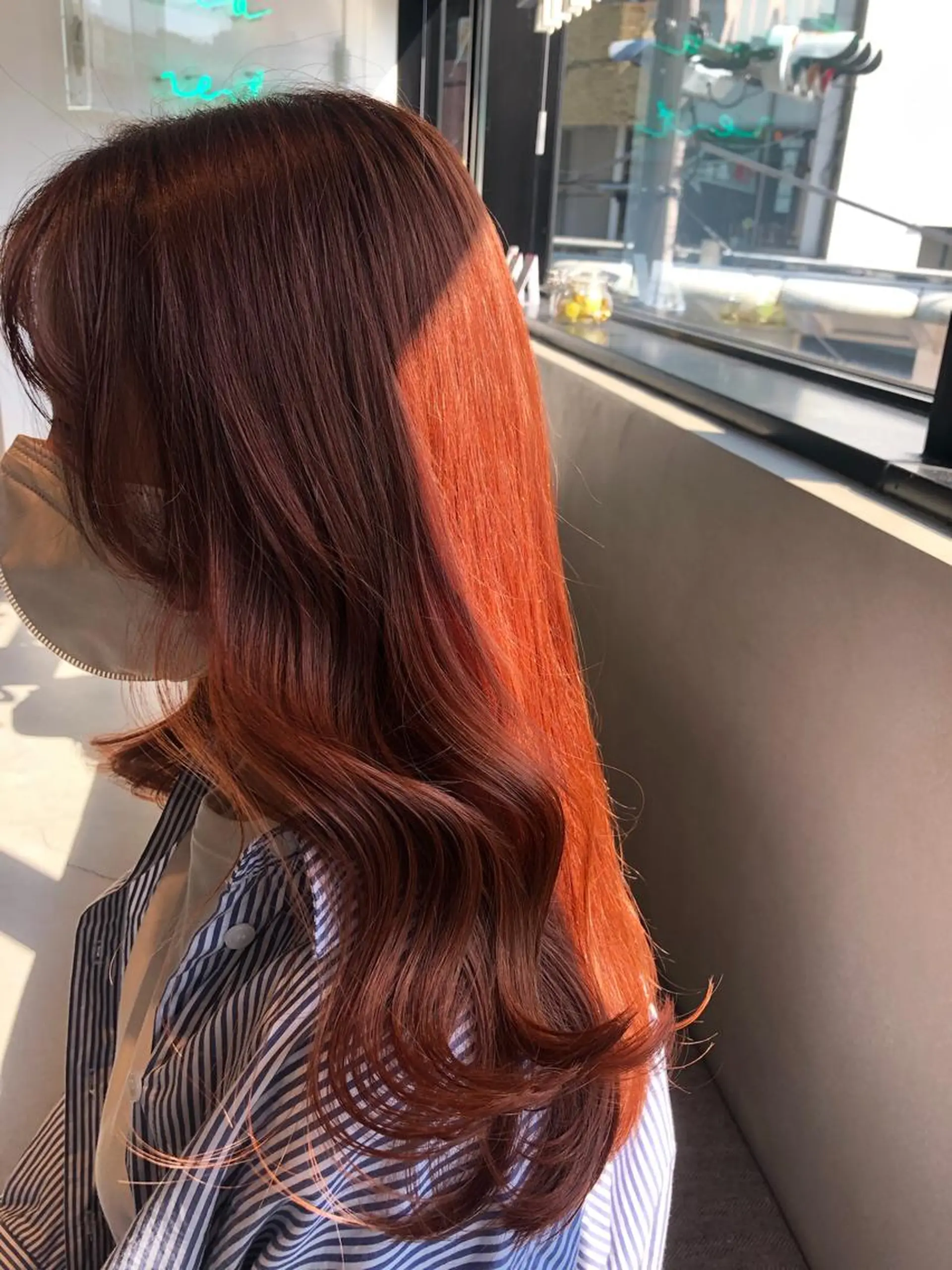 ロング カラー ヘアカラー トリートメント 🌐👽フクイ キララ🌎💎のヘアスタイル