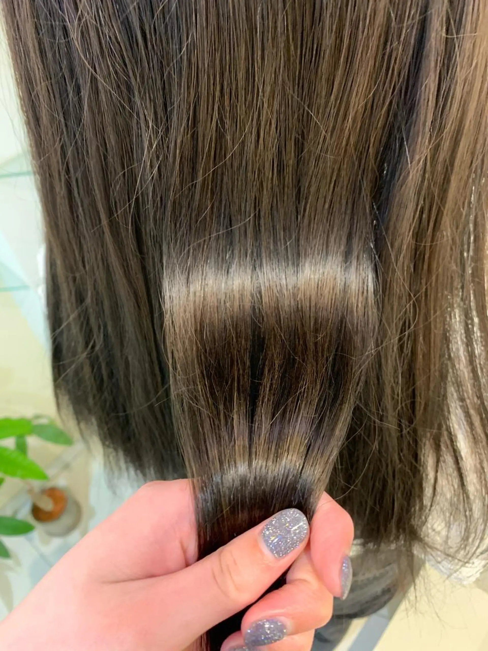 カラー ブリーチしない暖色 カラー🥀杉 優菜のヘアスタイル