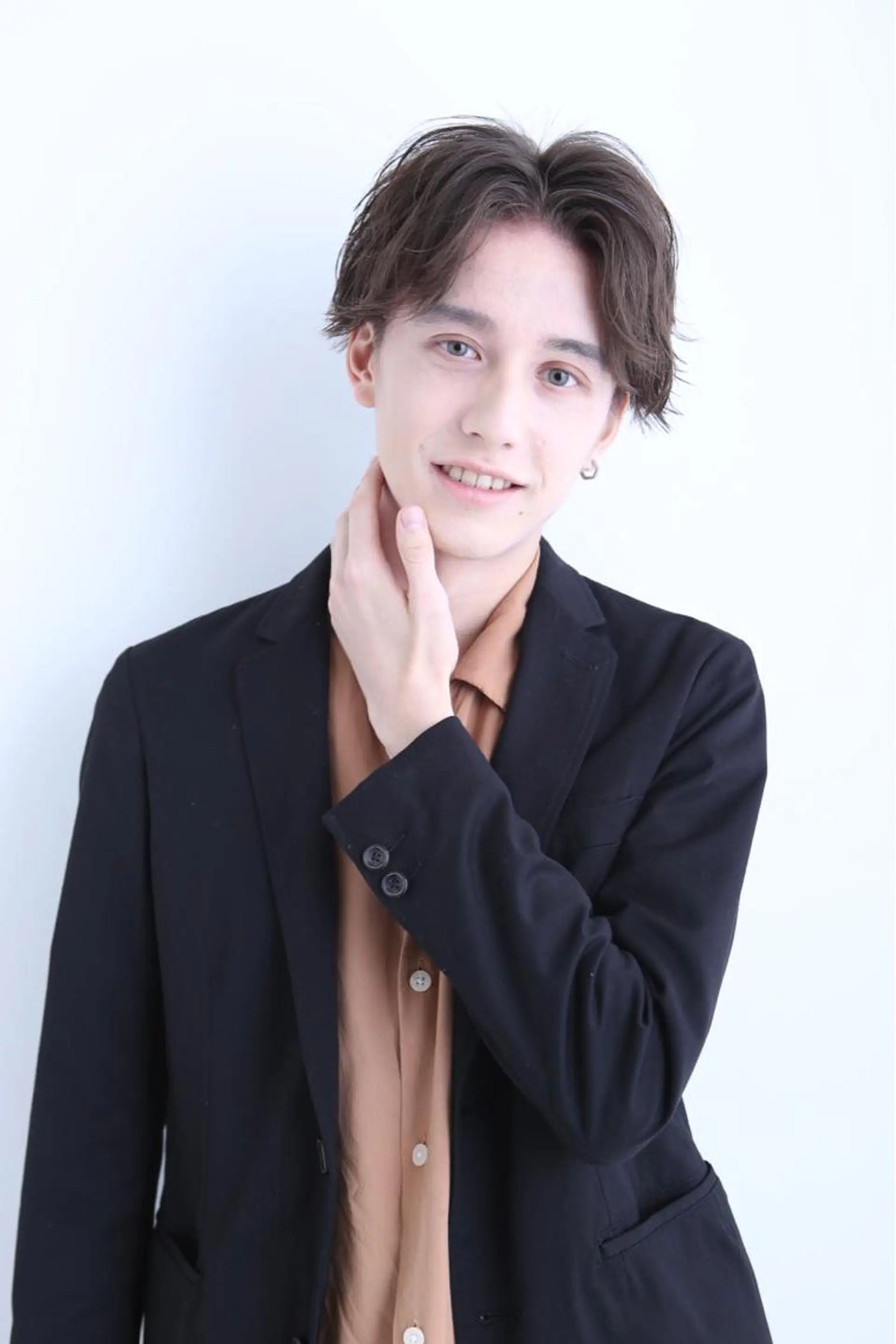 パーマ メンズ 町野 朝哉のヘアスタイル