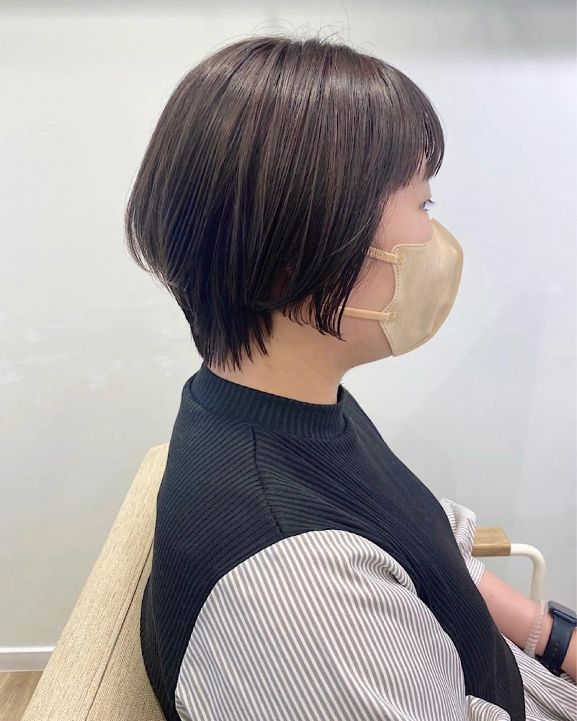 ショート 石山 /切りっぱなしボブのヘアスタイル