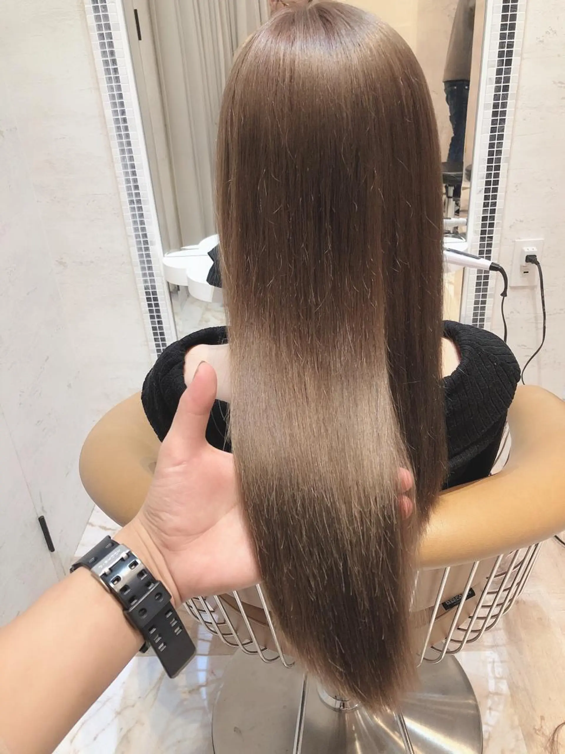 ミディアム ボンドストーリーノヴァ所属・縮毛矯正・髪質改善 ❣️三浦正也のヘアスタイル