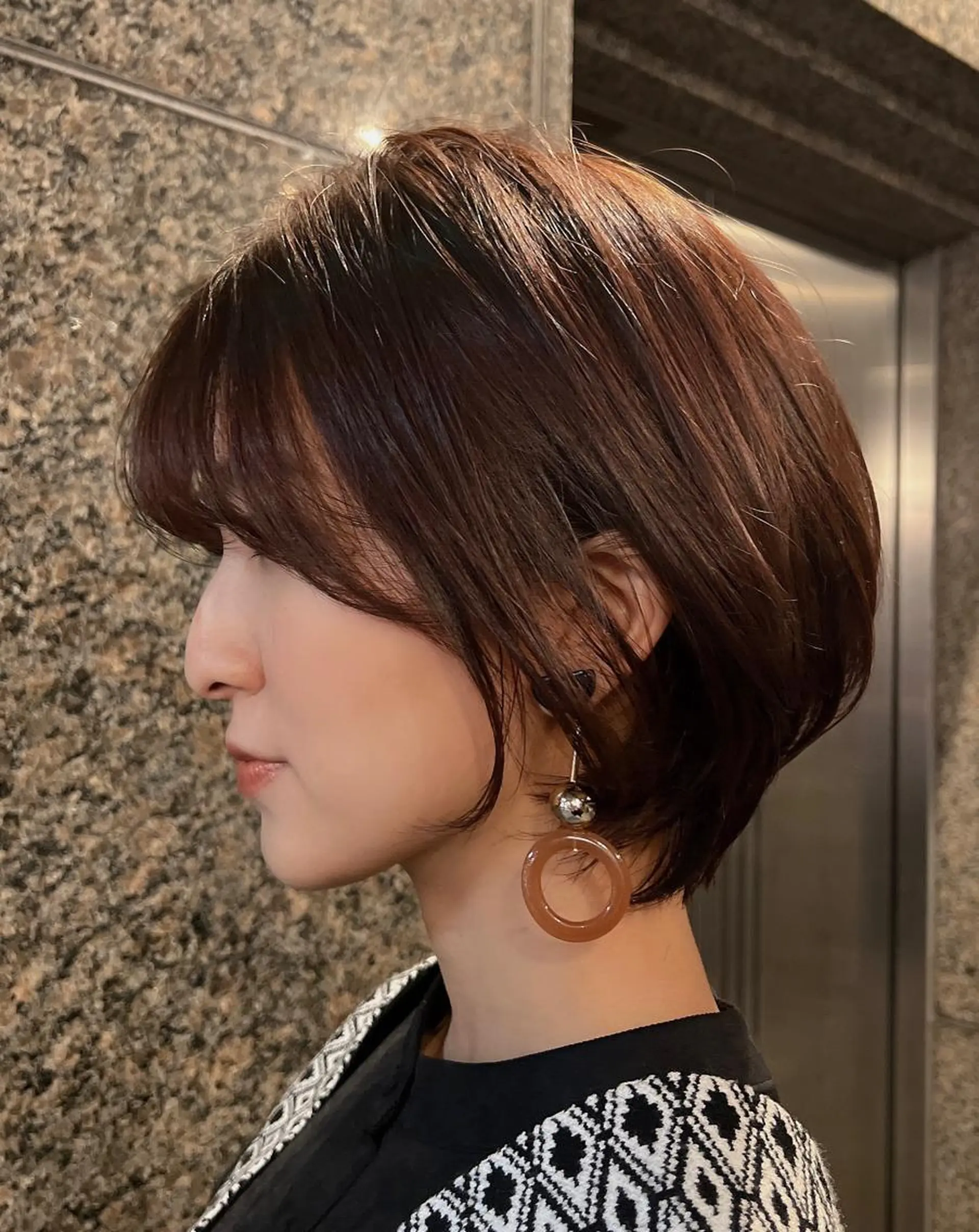 ショート カラー ショートボブ ボブ ショートヘア 小顔カット カット ブリーチ＆カラーが 得意☀️望月宣雄☀️のヘアスタイル