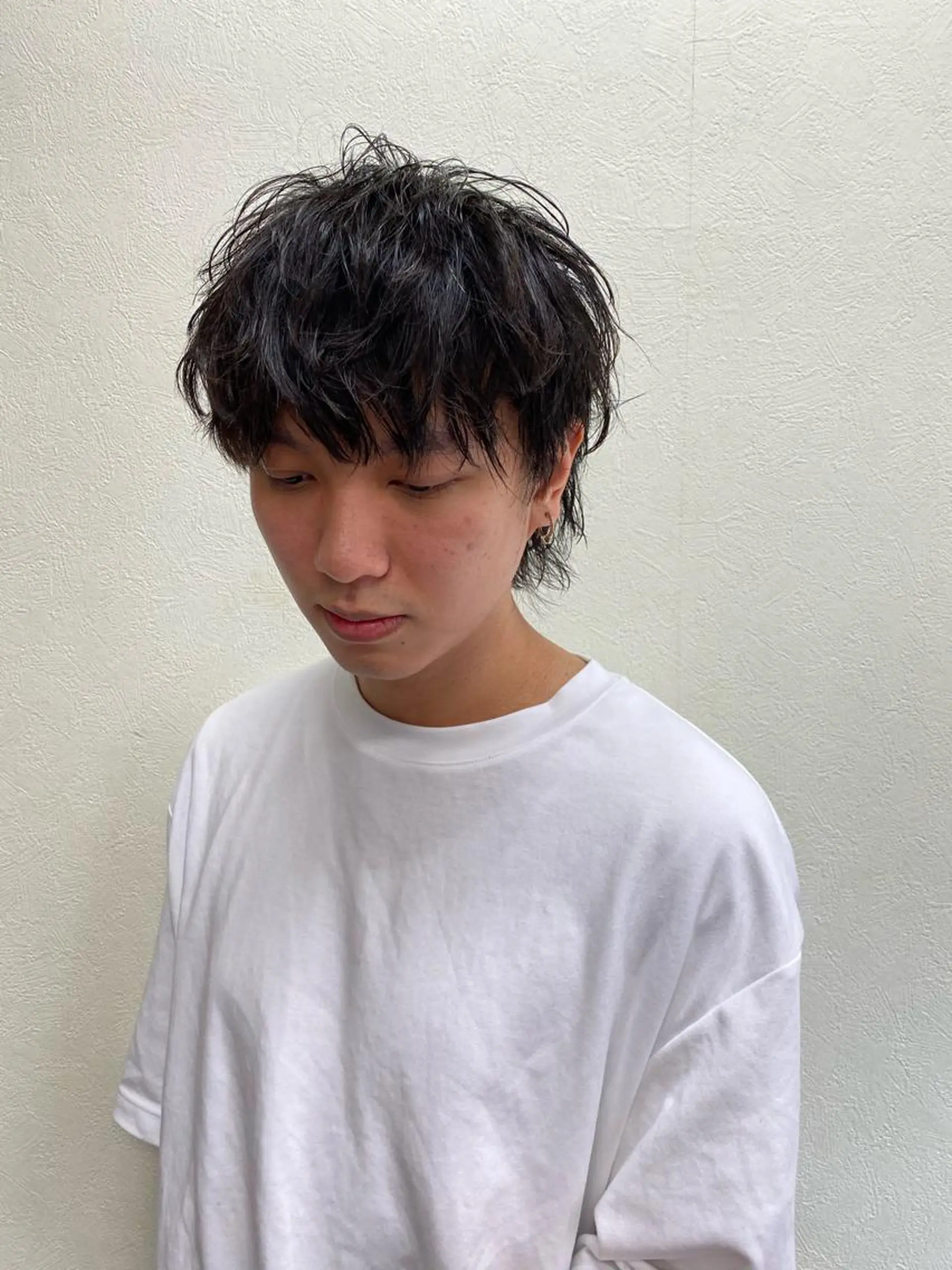 ショート メンズ メンズウルフカット ウルフカット 大内田 凌馬のヘアスタイル