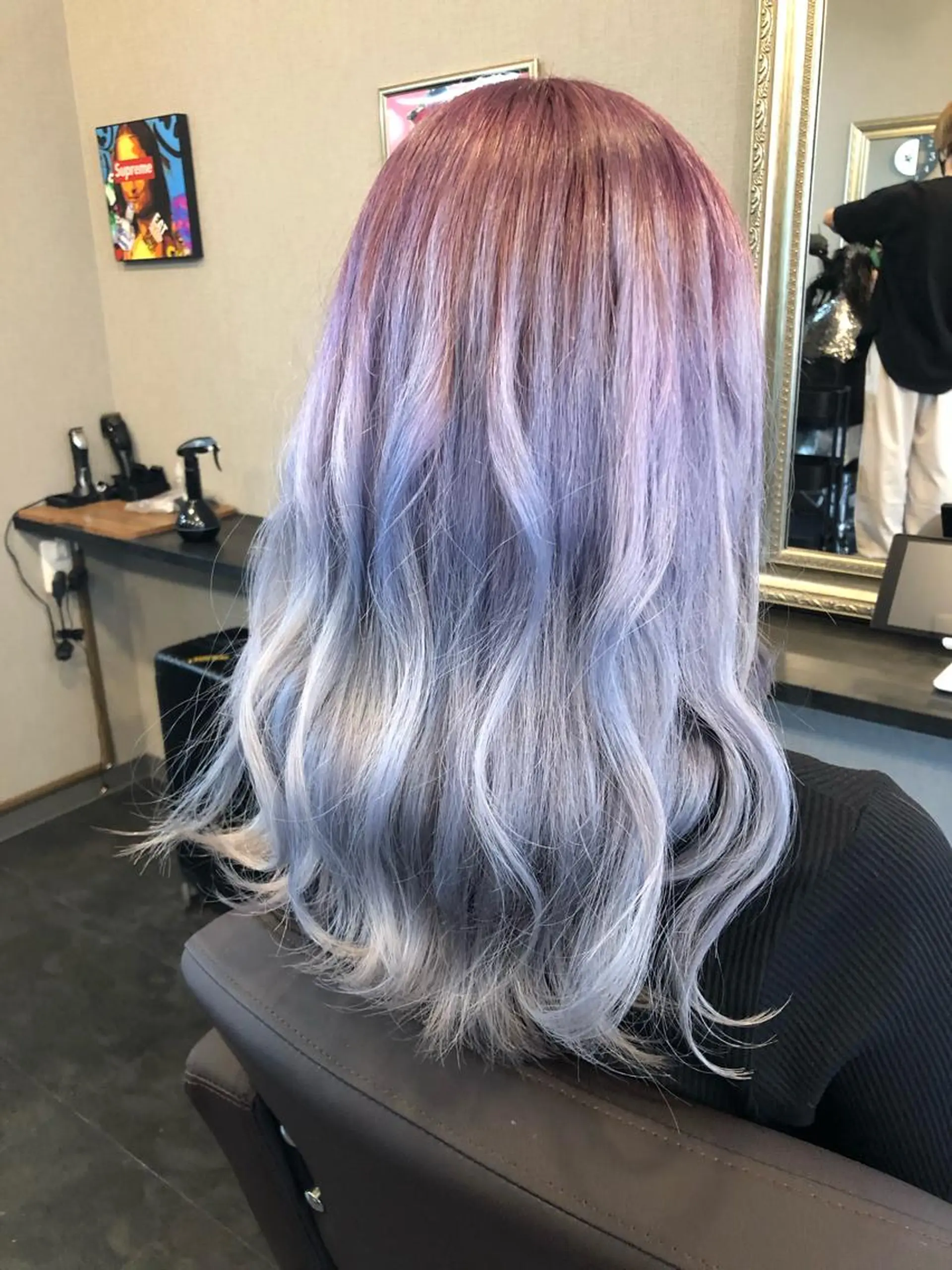 ロング ヘアカラー トリートメント Selene hair OSAKAのヘアスタイル
