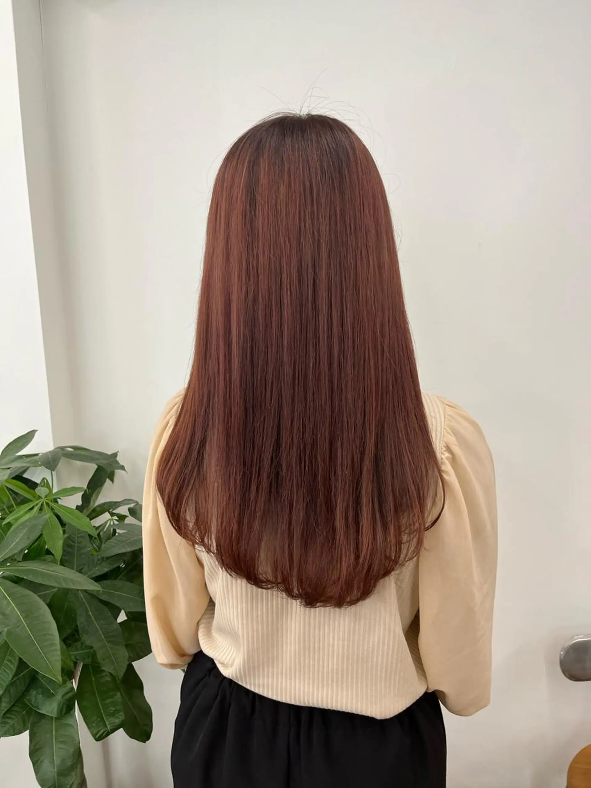 ロング アッシュ ピンクブラウン ハイライト 髪質改善 レイヤーカット HIROKO / 透明感暖色カラー🎀のヘアスタイル