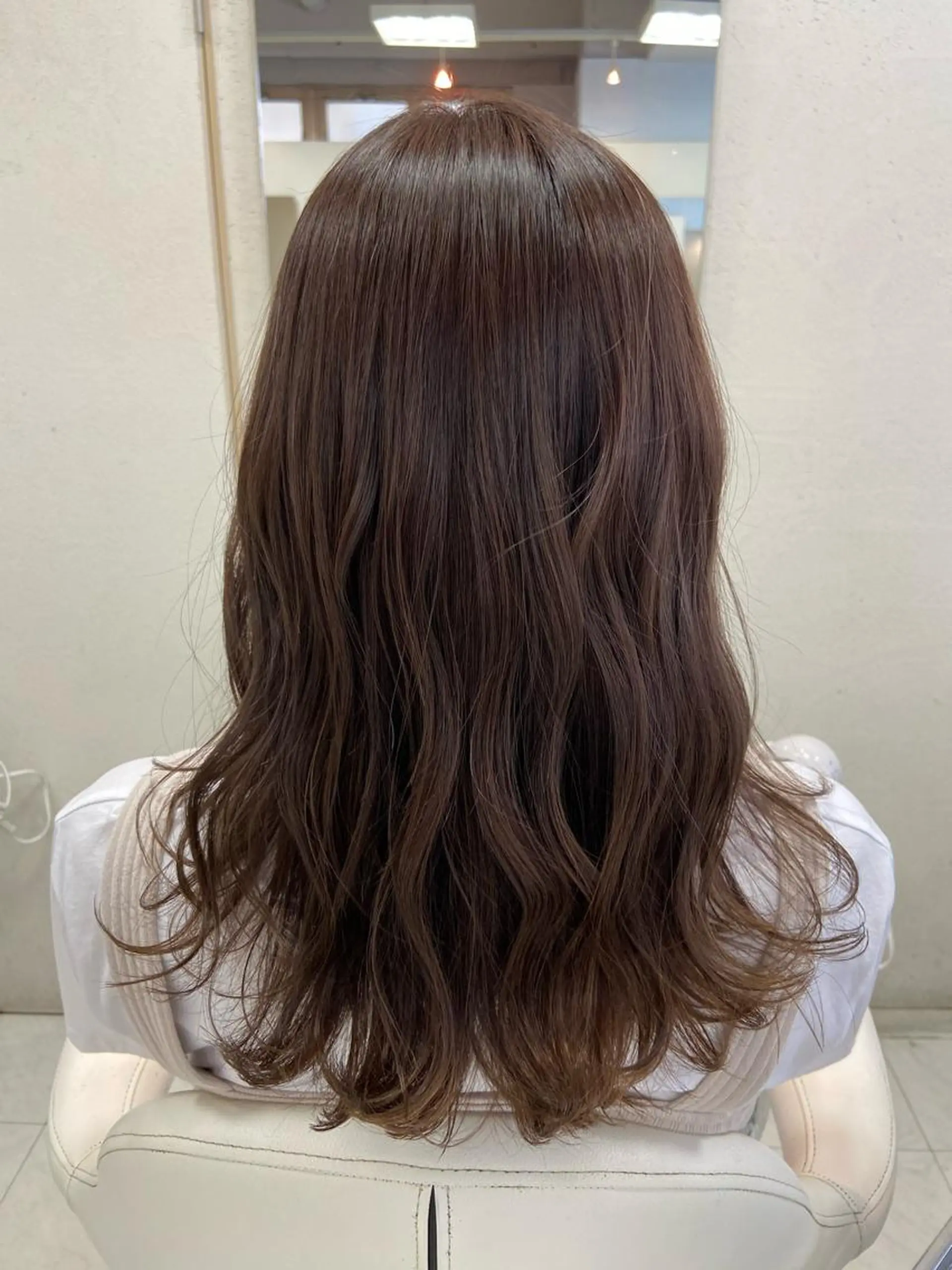 セミロング カラー 菊地 美憂のヘアスタイル