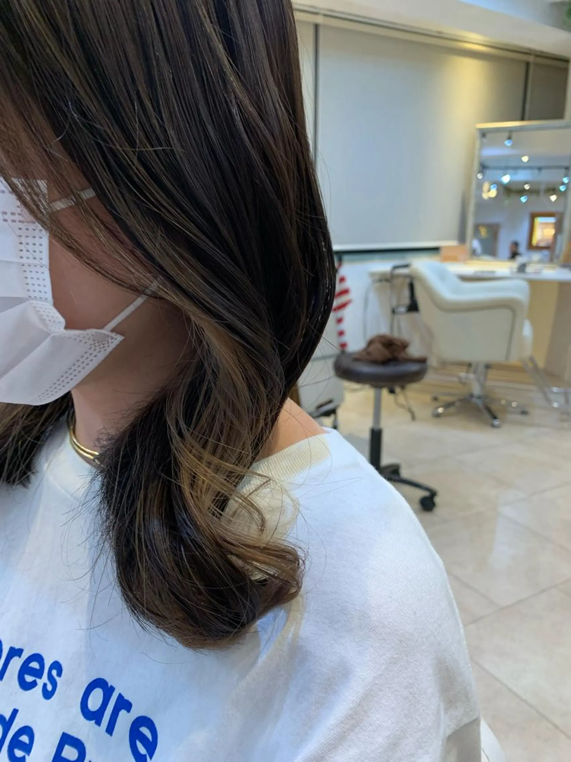 セミロング カラー 💛ハイトーン💛 りむのヘアスタイル