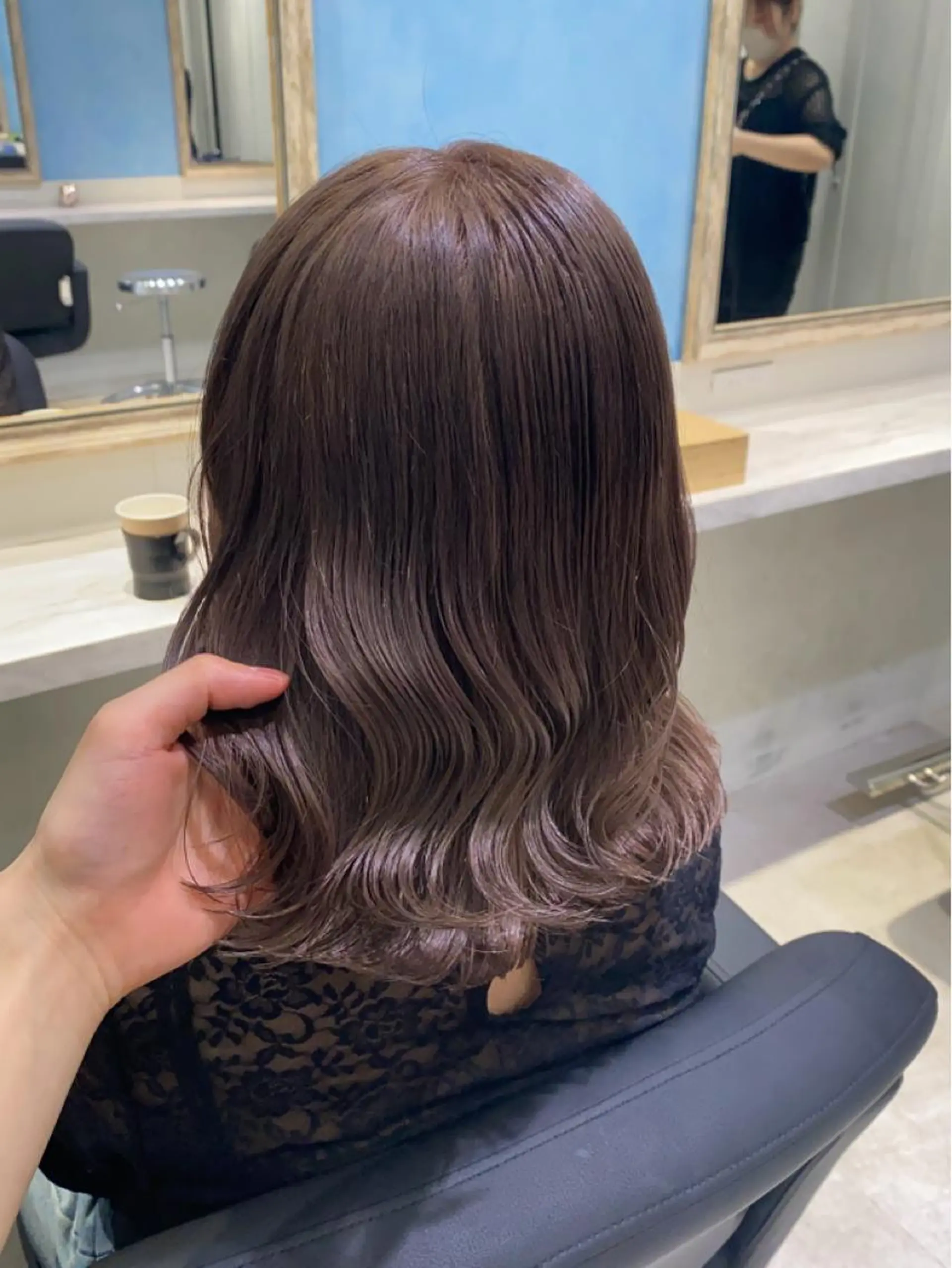 ミディアム カラー ヘアカラー トリートメント THESALONS所属・🤍ブリーチカラー /寄田龍樹🤍のヘアスタイル