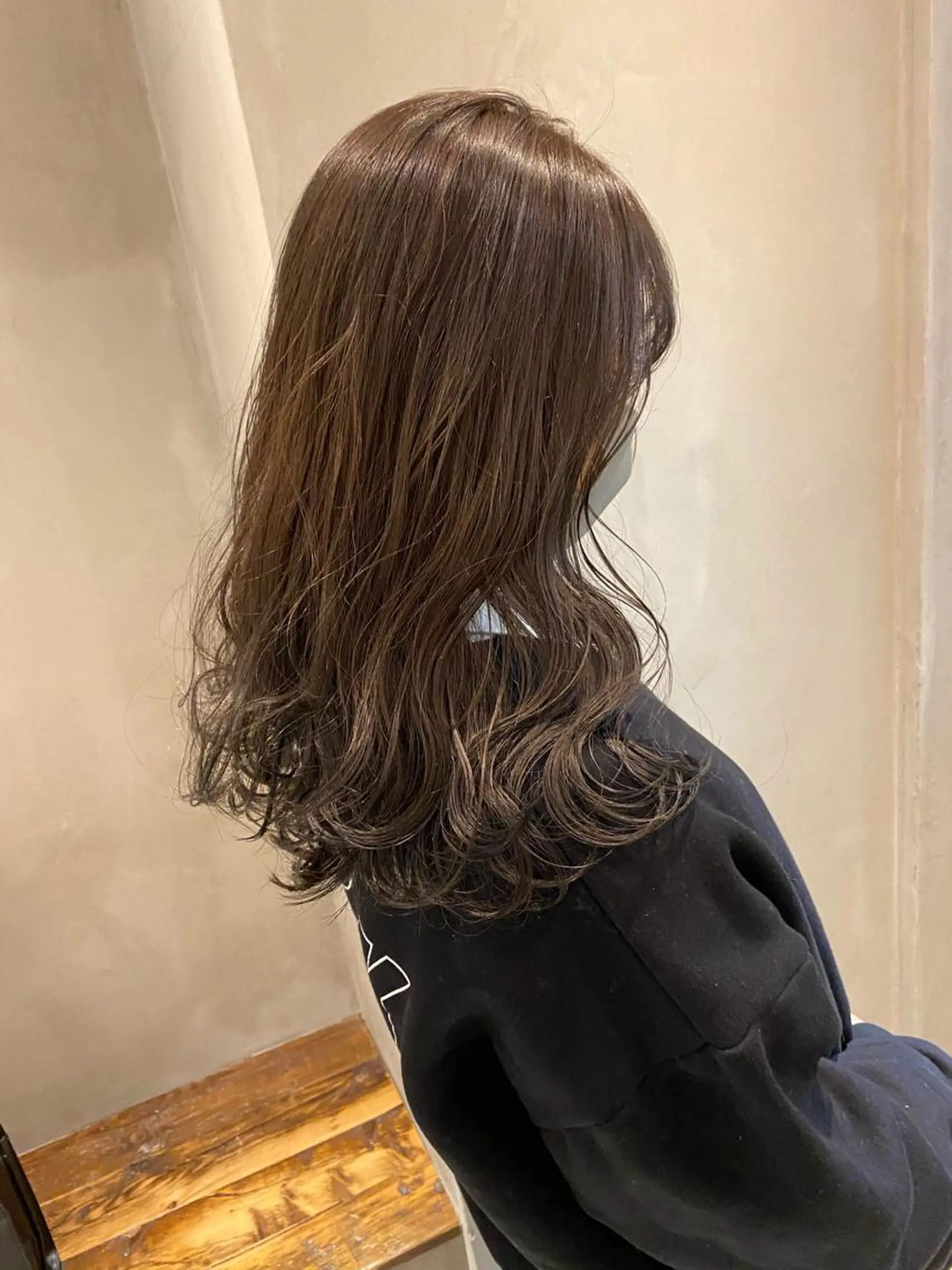 セミロング カット ヘアカラー トリートメント 顔周りcut・ご相談 ＝新宿しずく🇰🇷のヘアスタイル