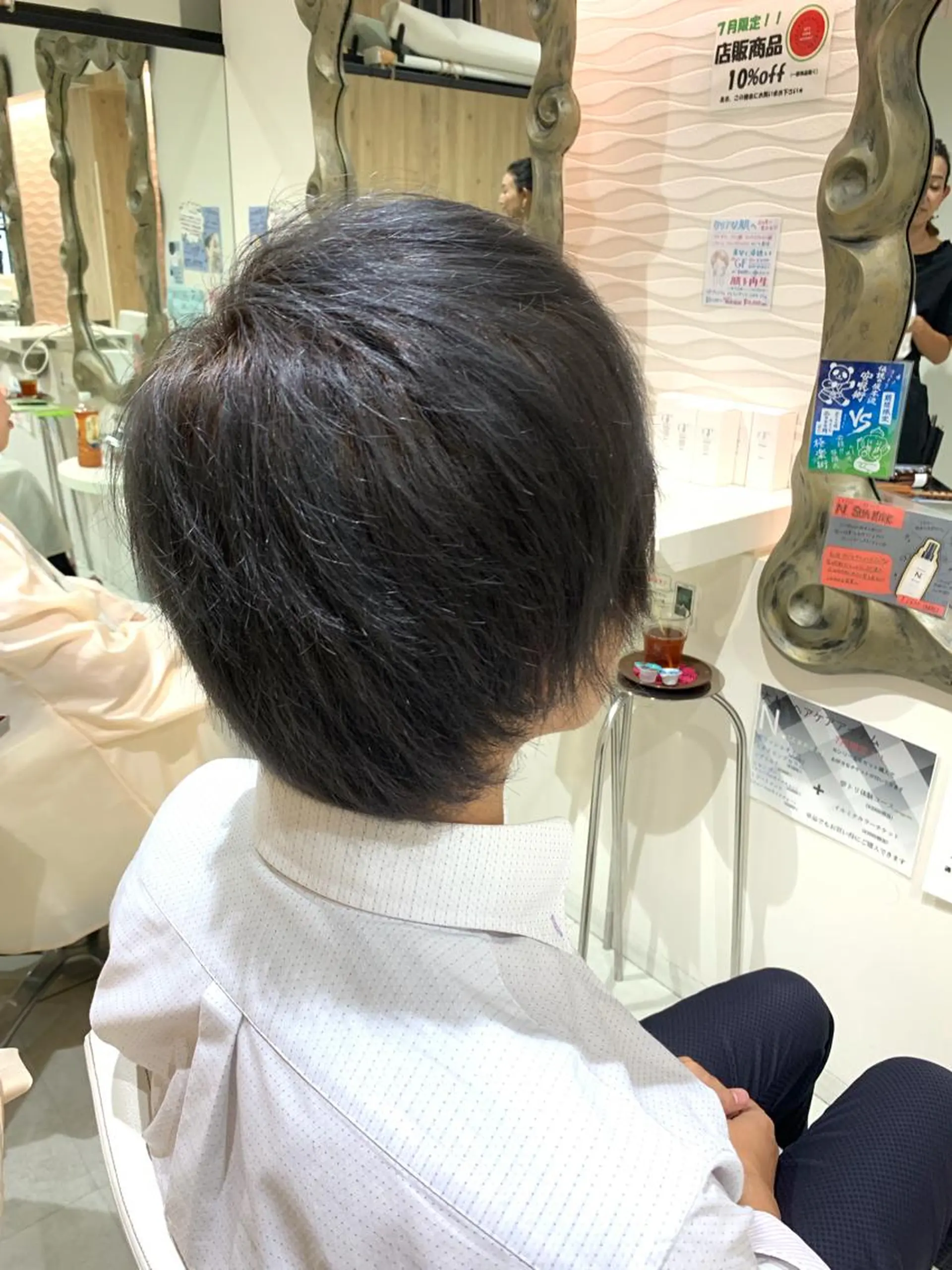ショート カラー メンズ ヘアカラー 松吉 純平のヘアスタイル