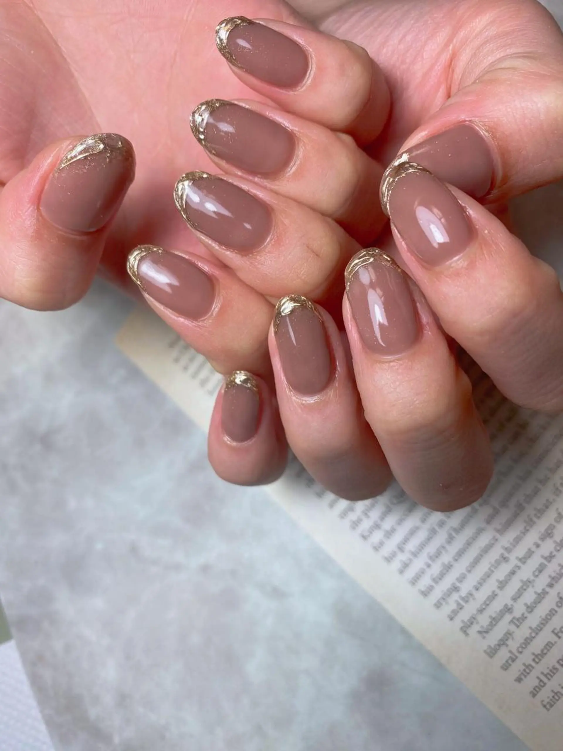 ネイル フレンチネイル ミラーネイル ハンドネイル 🌿Charme🌿 MAIのネイルデザイン