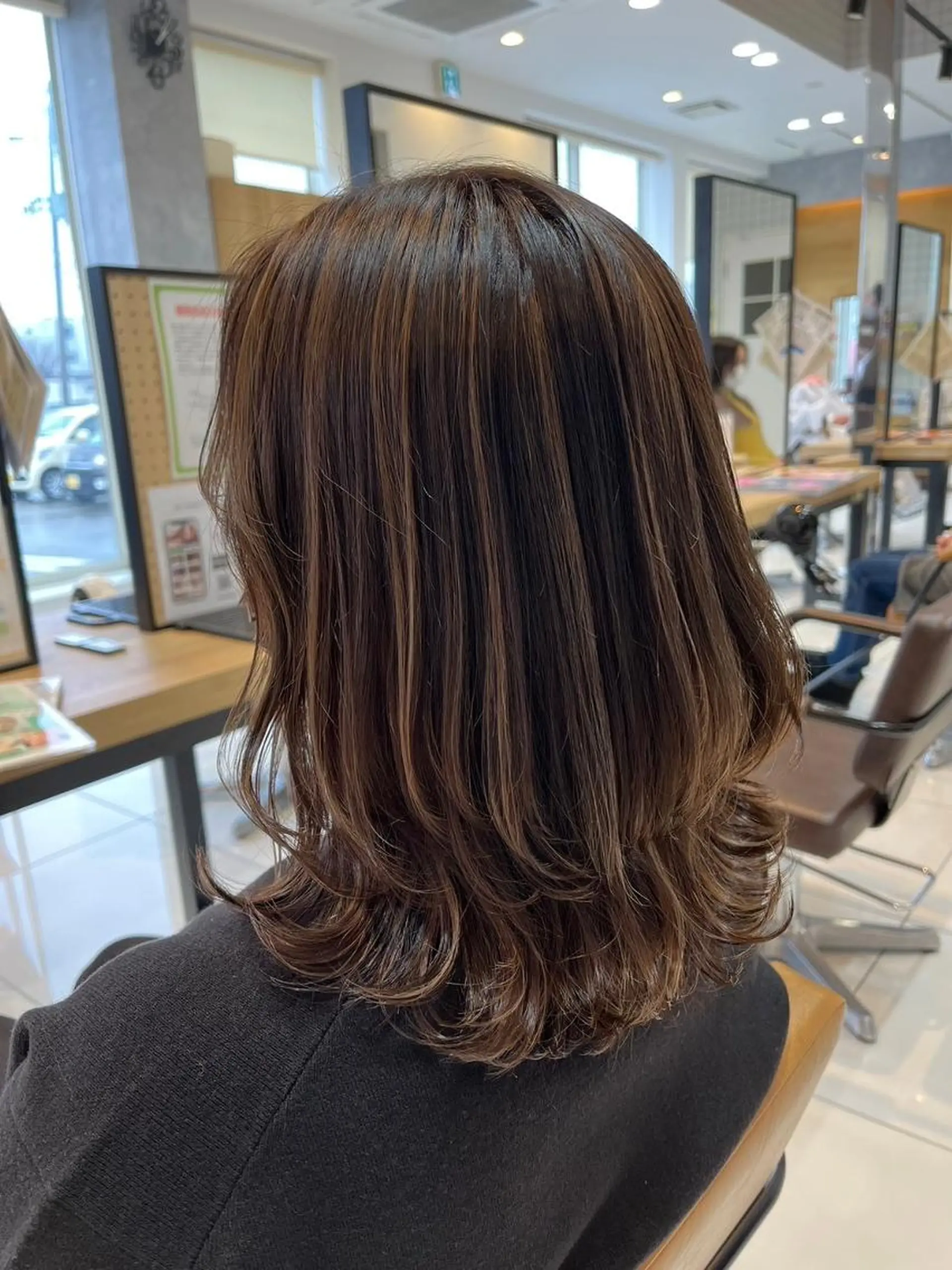 セミロング ルクール柏崎店　大倉 日和のヘアスタイル