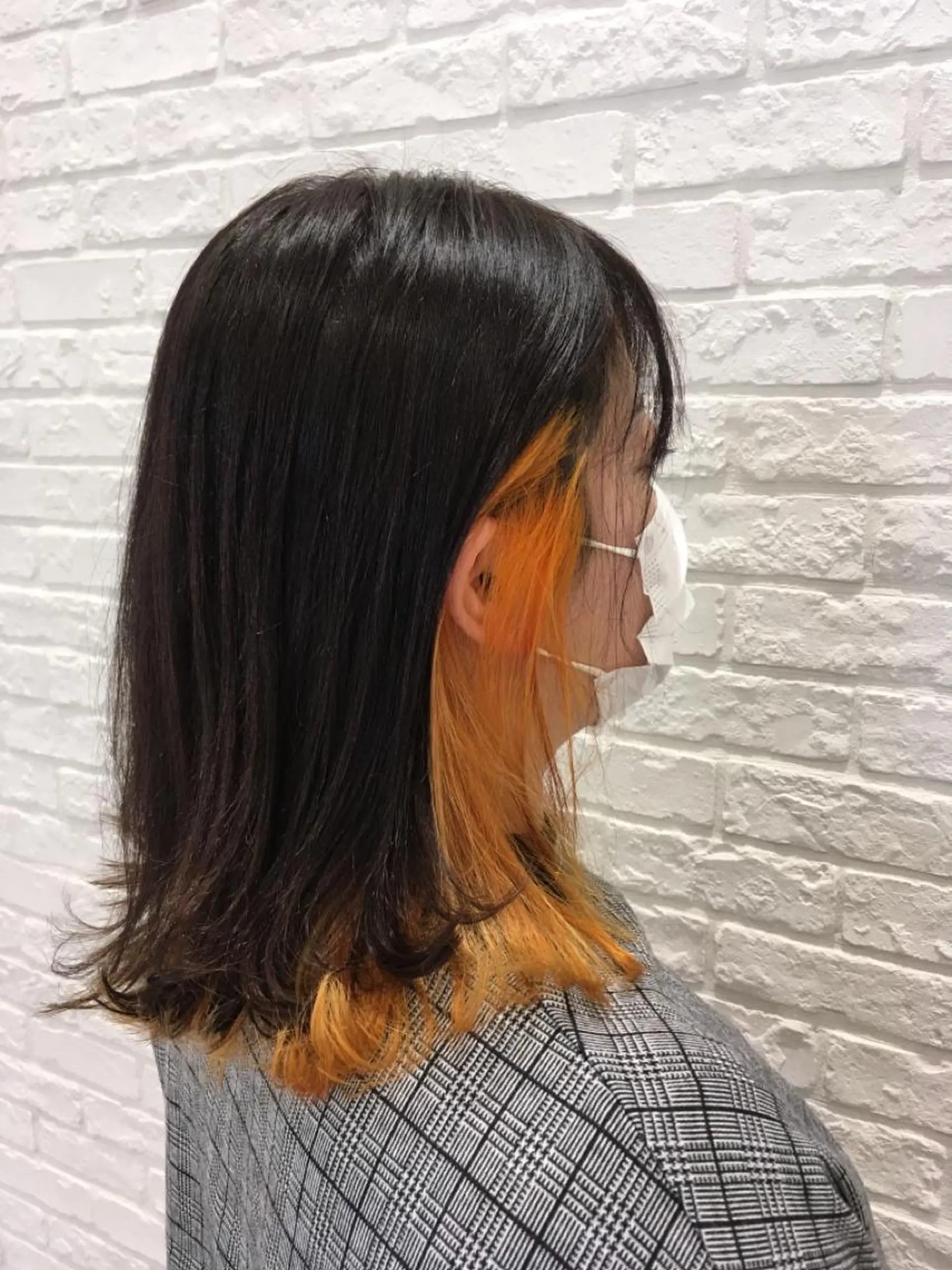 ミディアム 曲がる縮毛矯正◎高岡 ブリーチ後でも縮毛◎のヘアスタイル