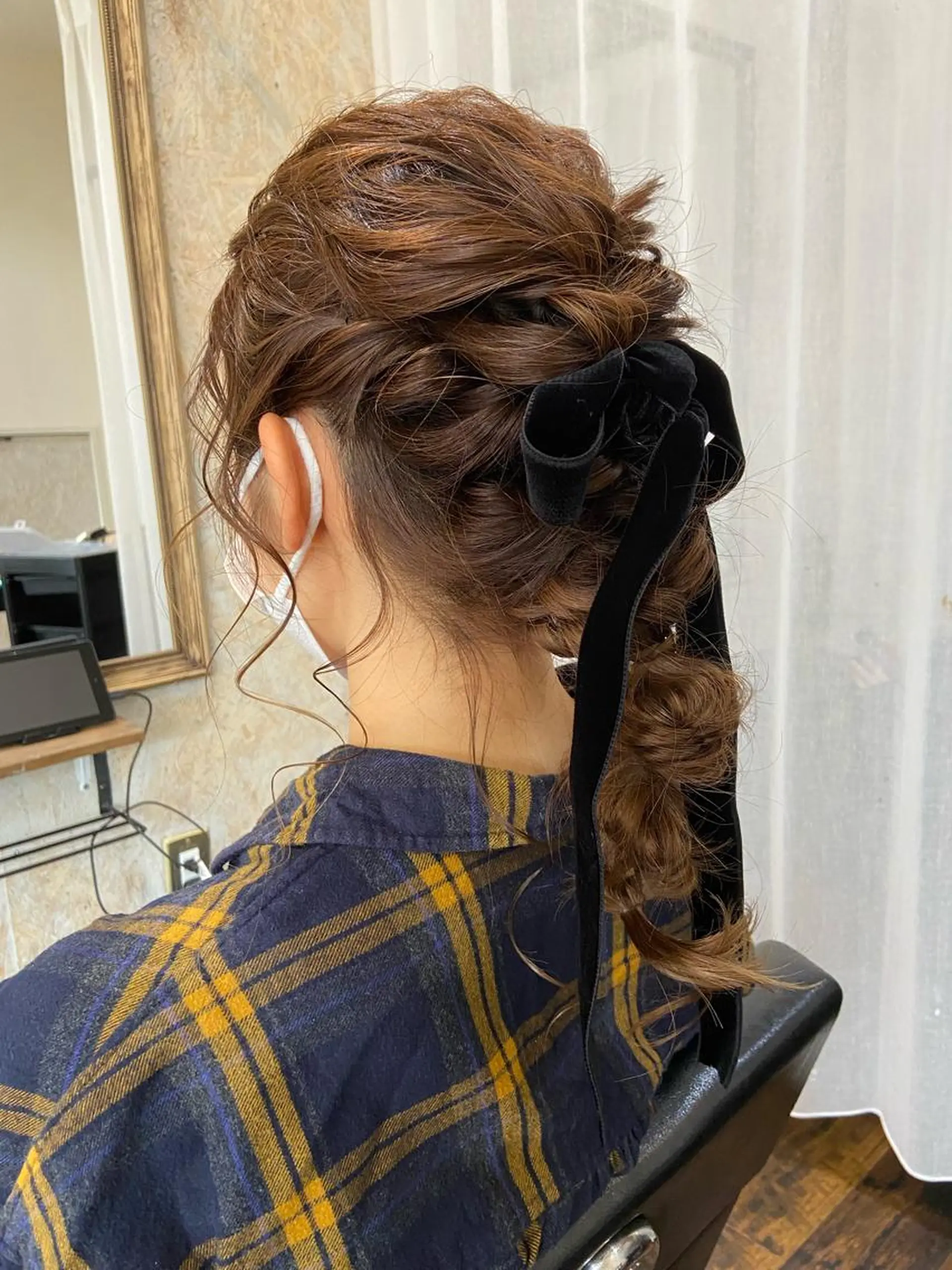 ロング fand所属・山本 沙季奈のヘアスタイル