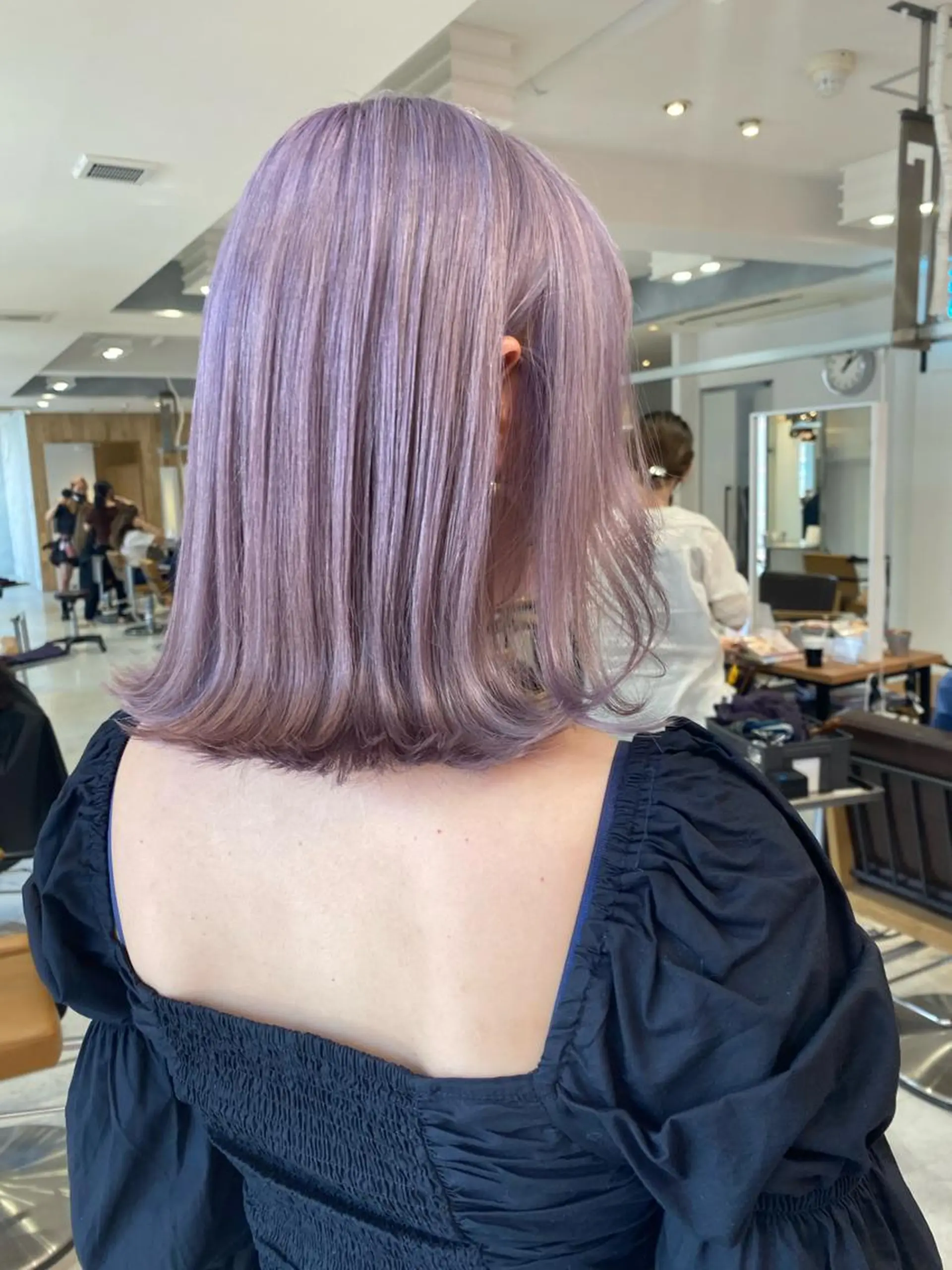 ミディアム カラー バレイヤージュ ブリーチ ケアブリーチ ダブルカラー ハイライトカラー welring hair salon所属・welring hair salonのヘアスタイル