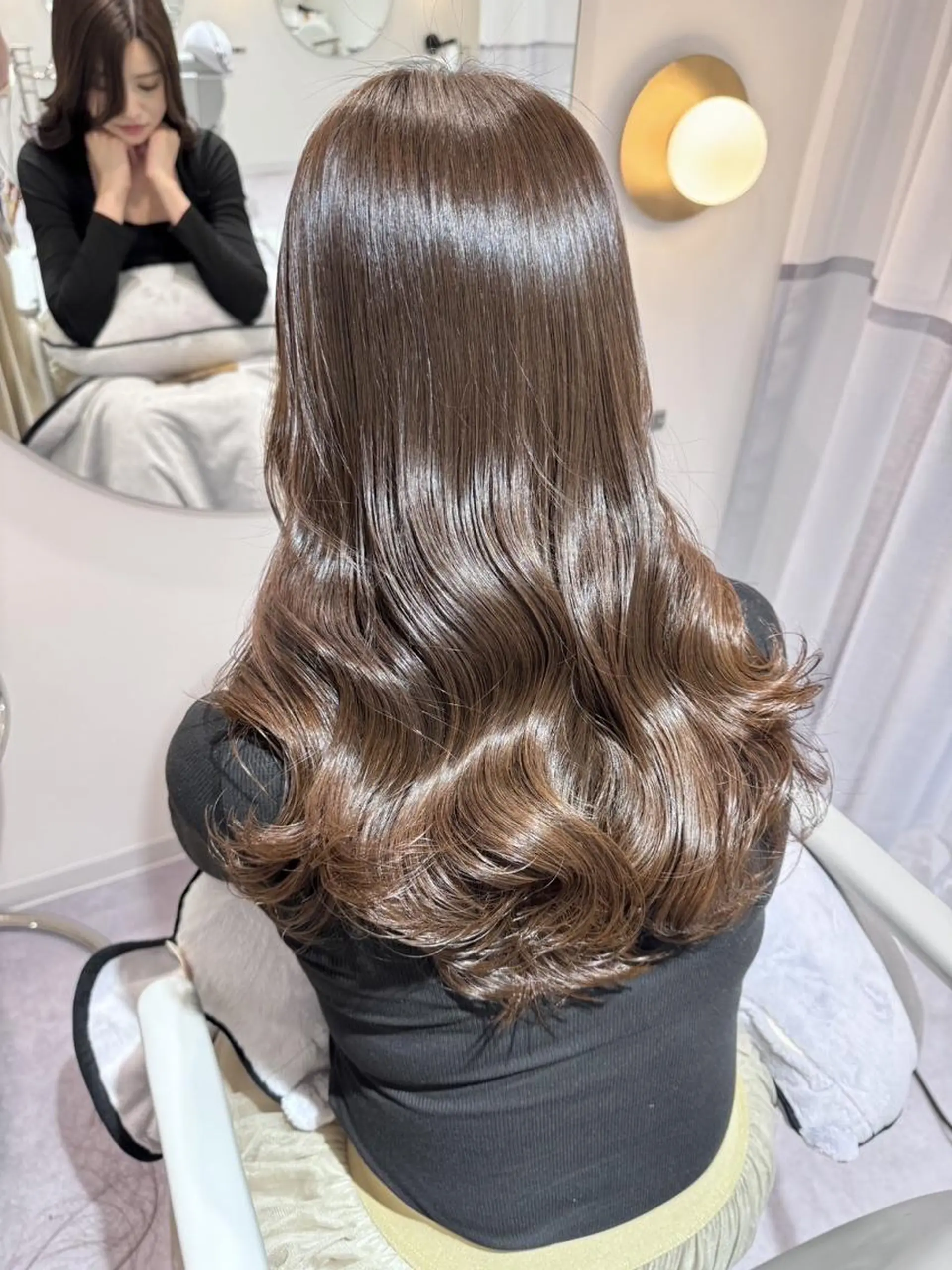 ロング カット ヘアカラー トリートメント 似合わせカット得意 仁井亮のヘアスタイル