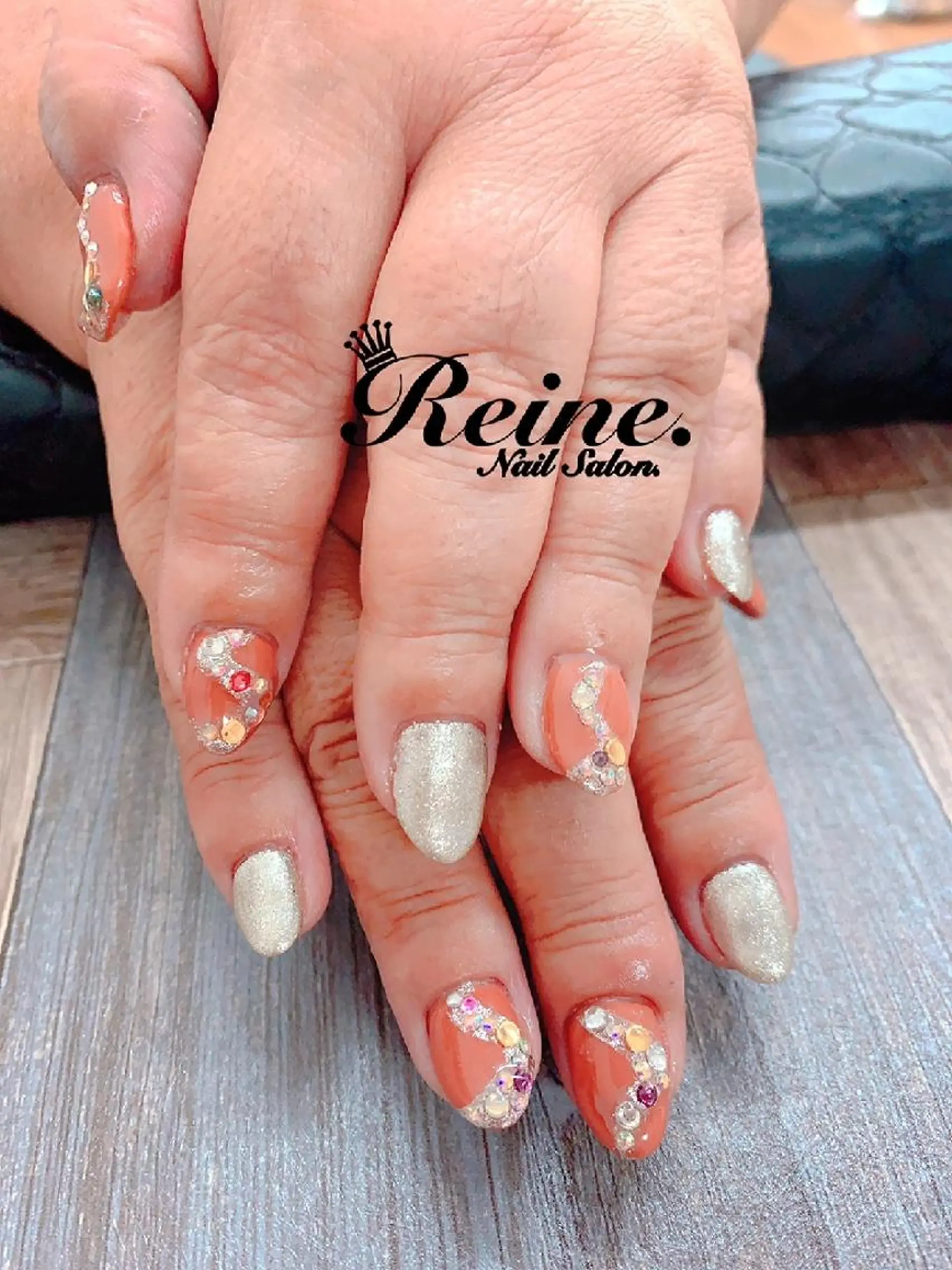 ネイル キラキラネイル Nailsalon Reine所属・玉栄 伶奈のネイルデザイン