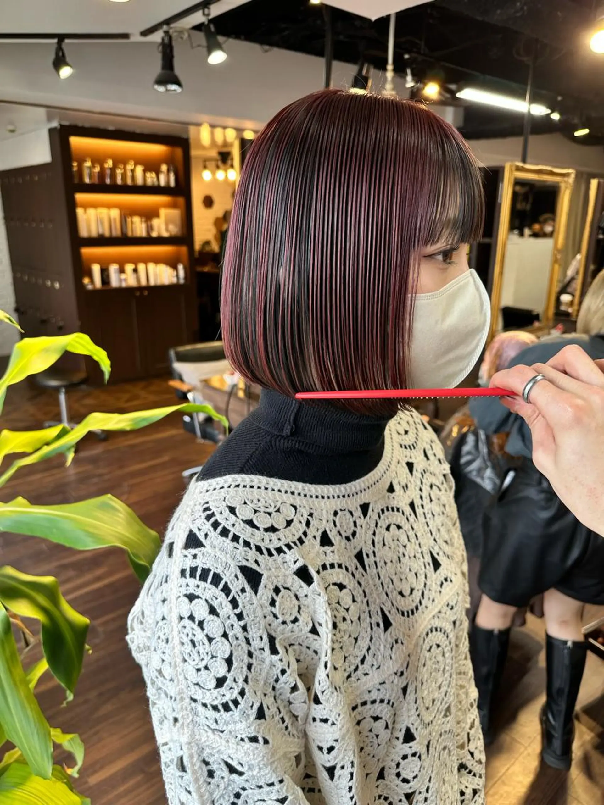 ミディアム カラー アディクシーカラー ブリーチ ブロンド ケアブリーチ デザインカラー カット ヘアカラー トリートメント レイヤーカット ケラチン/Kaitoのヘアスタイル