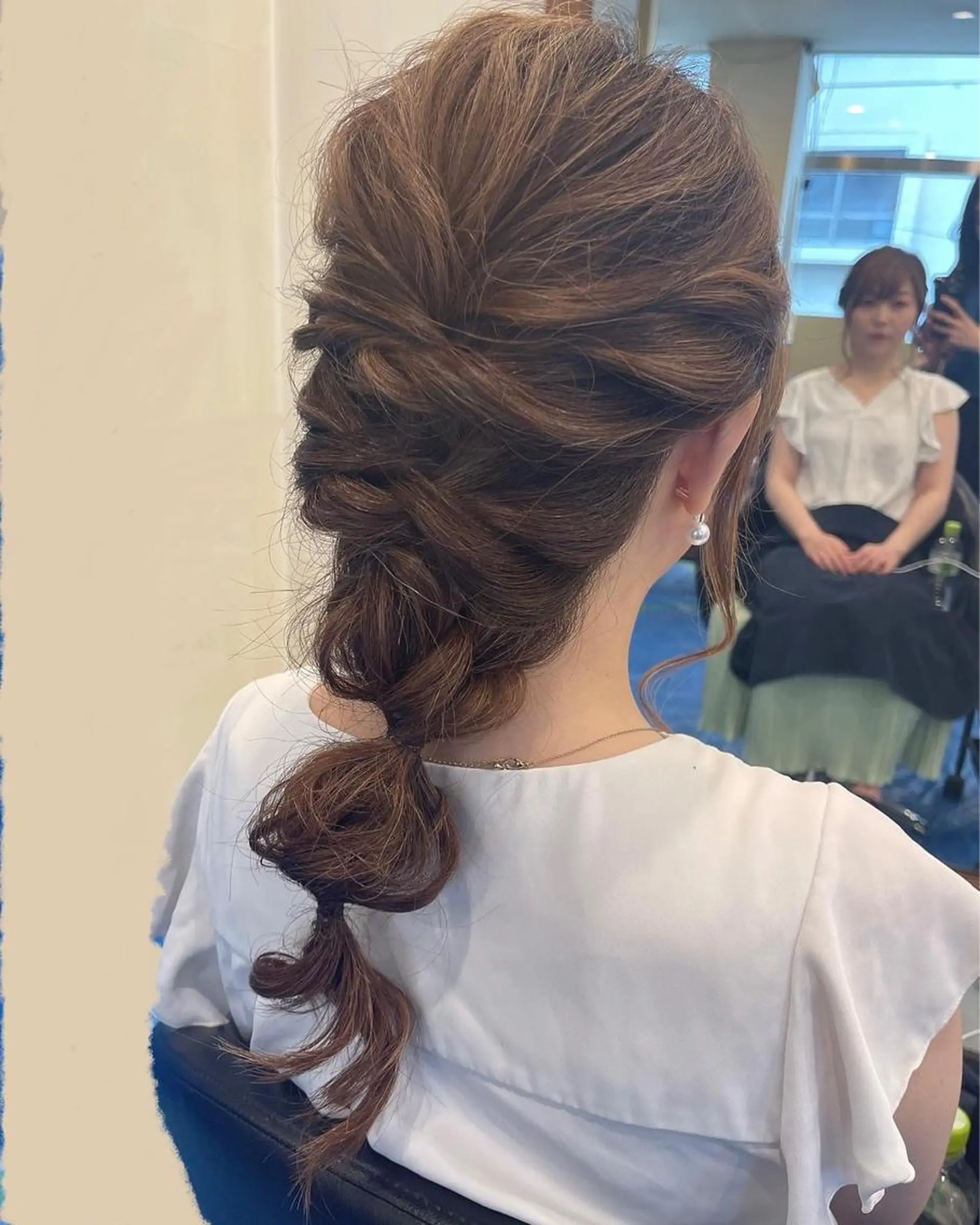 ロング ヘアセット モテ🤍ヘア 🖤gene川島のヘアスタイル