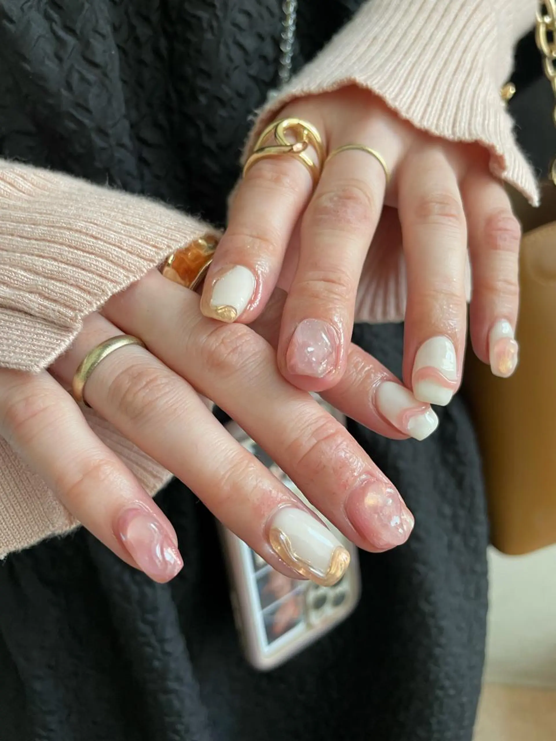 ネイル ハンドネイル 【淡色color/ nail】maikoのネイルデザイン