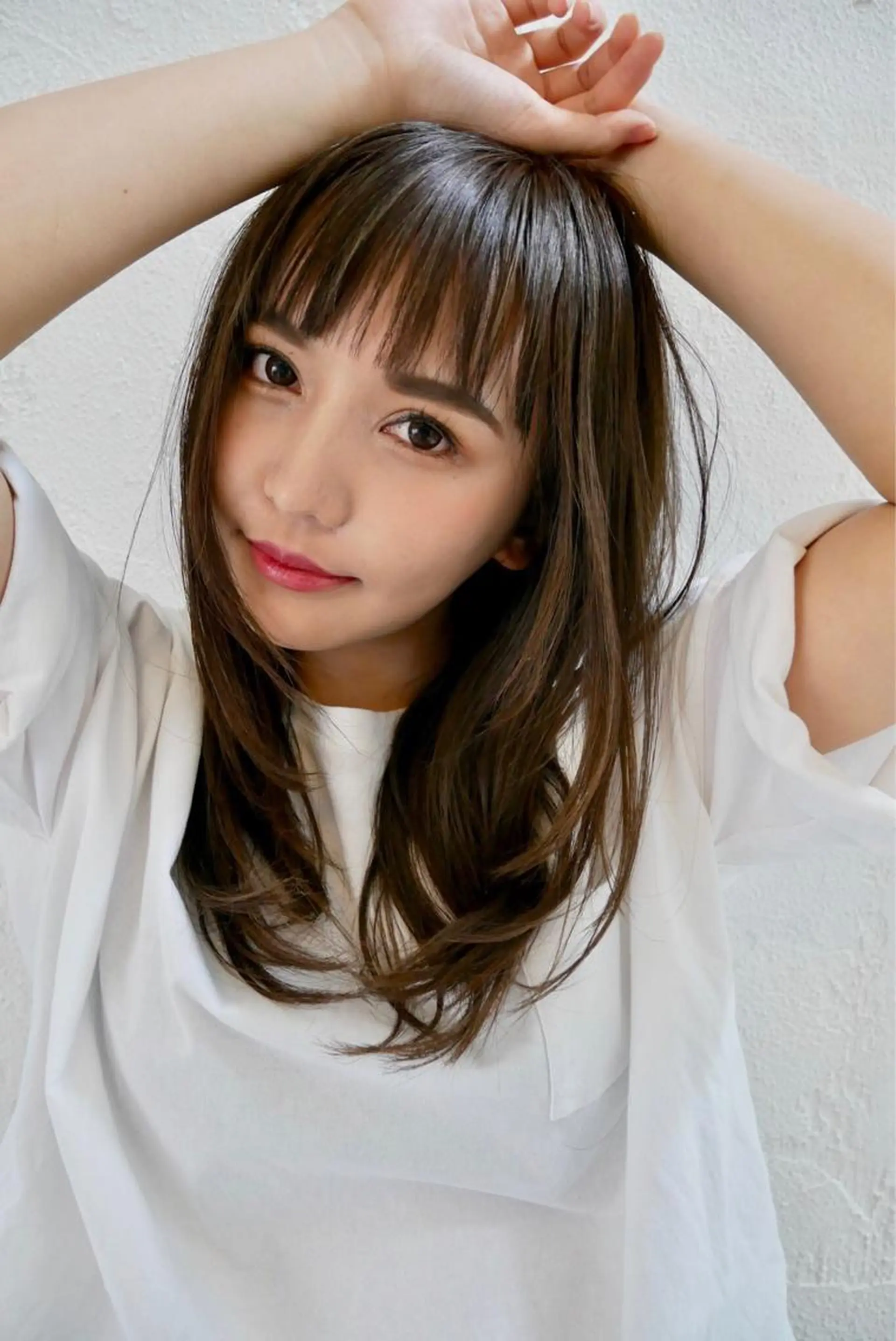 セミロング カット 縮毛矯正 トリートメント 髪質改善美容師 中村　一のヘアスタイル