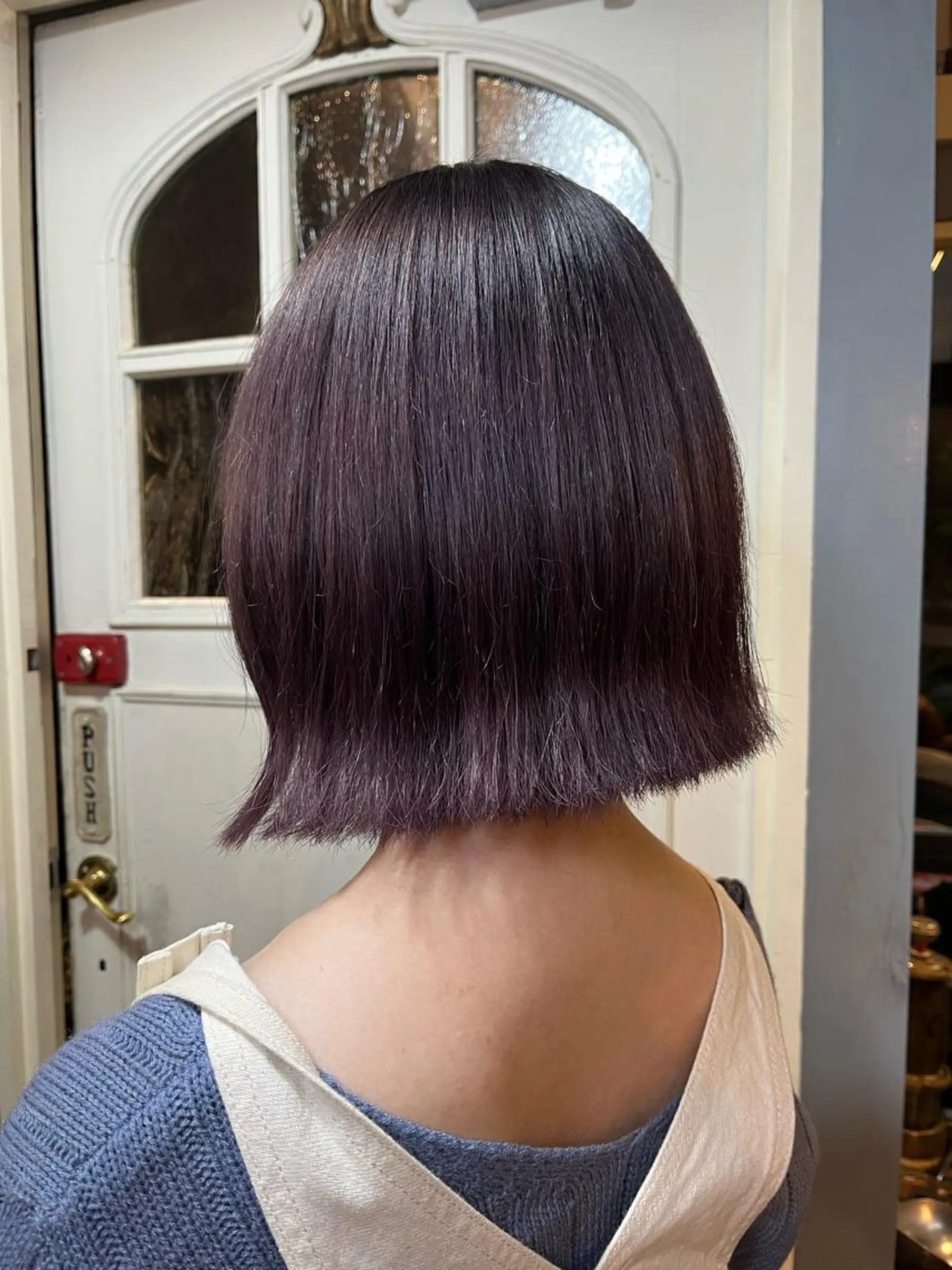 カラー ベージュカラー ブリーチ ケアブリーチ ダブルカラー ハイトーンカラー 抜け感ショート パーマ/緒方椋のヘアスタイル