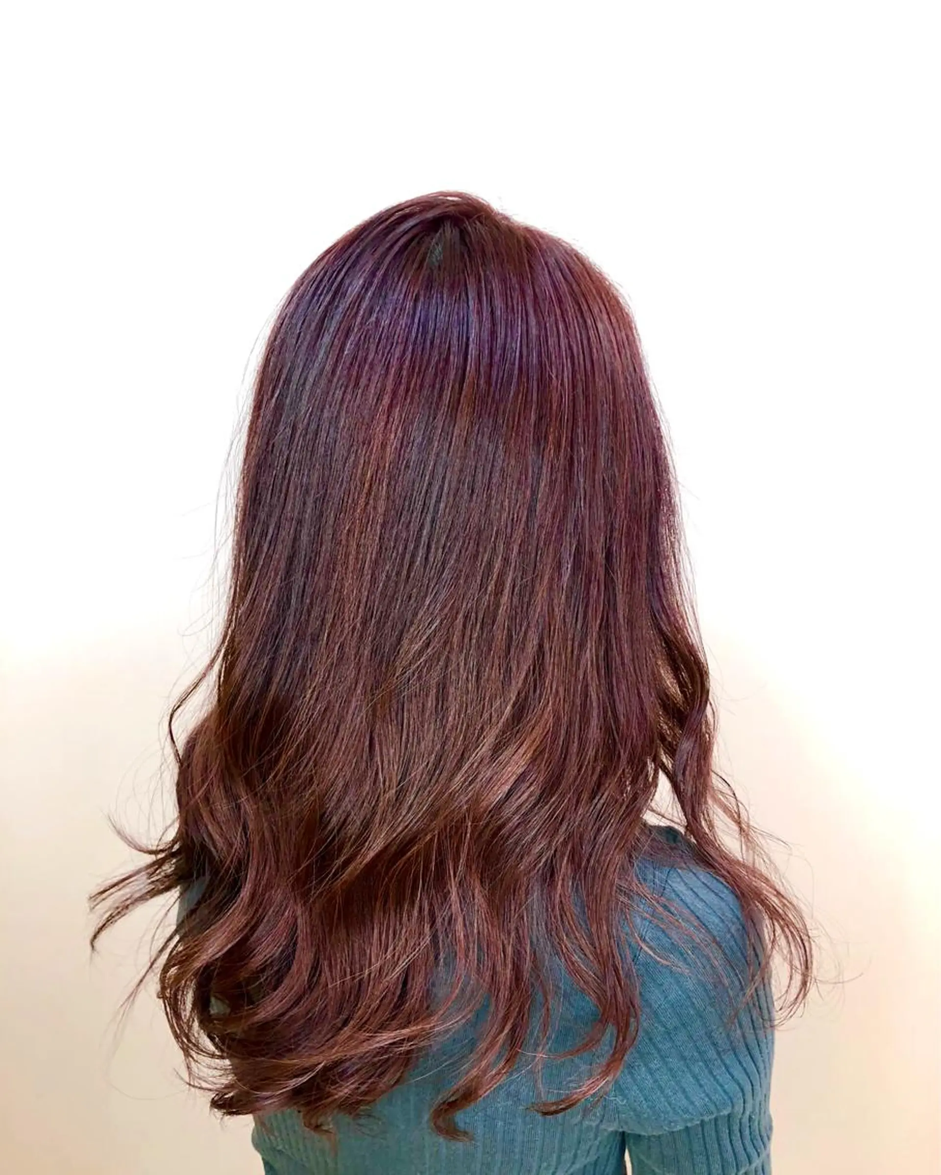 ロング カラー ハイライトカラー イルミナカラー ピンクカラー ハイライト ヘアカラー トリートメント 透明感カラー✨ツヤ髪 廣畑昌志のヘアスタイル
