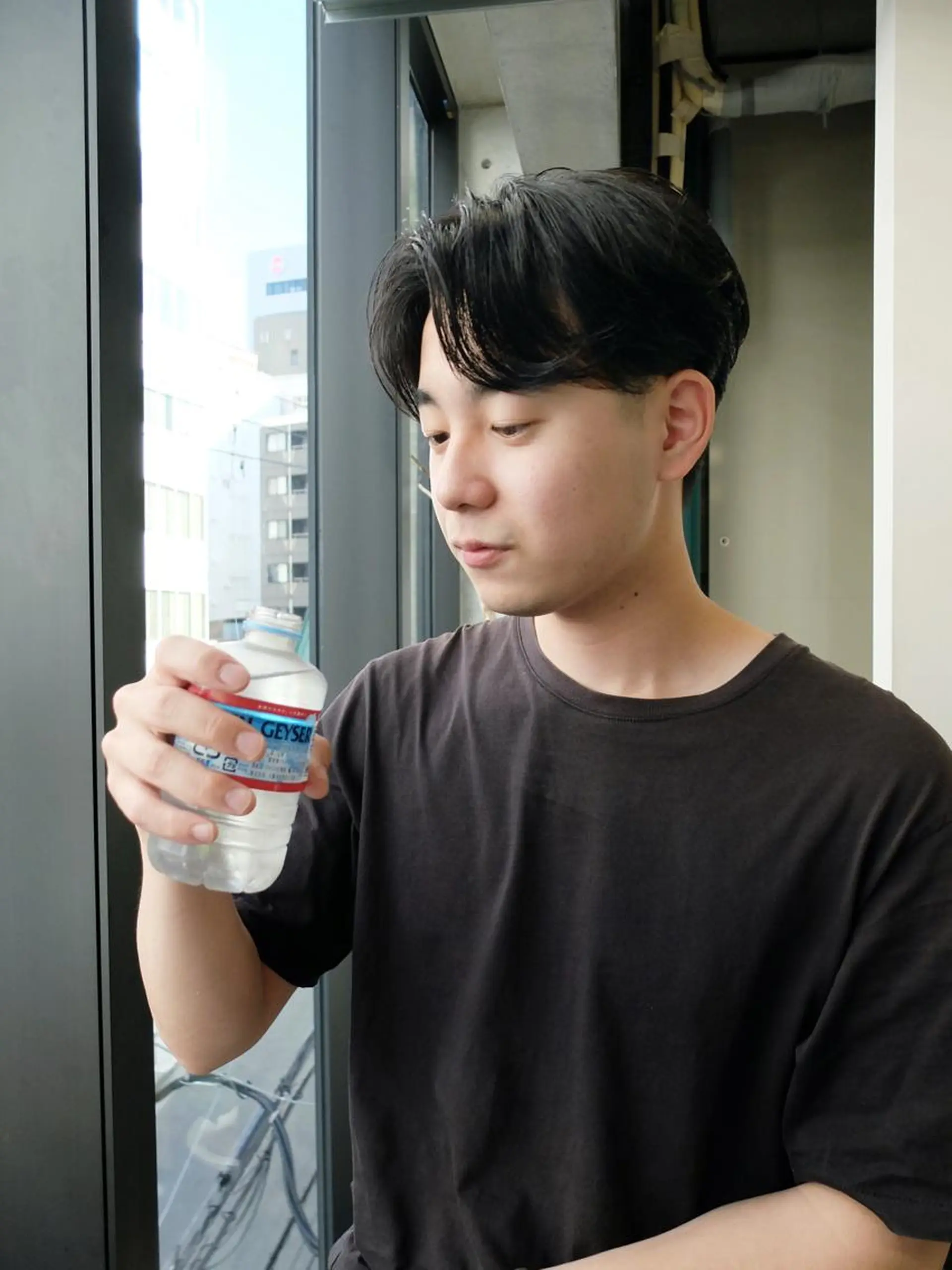 ショート メンズ カット ダブルカラー/ ケアブリーチ/クニトのヘアスタイル