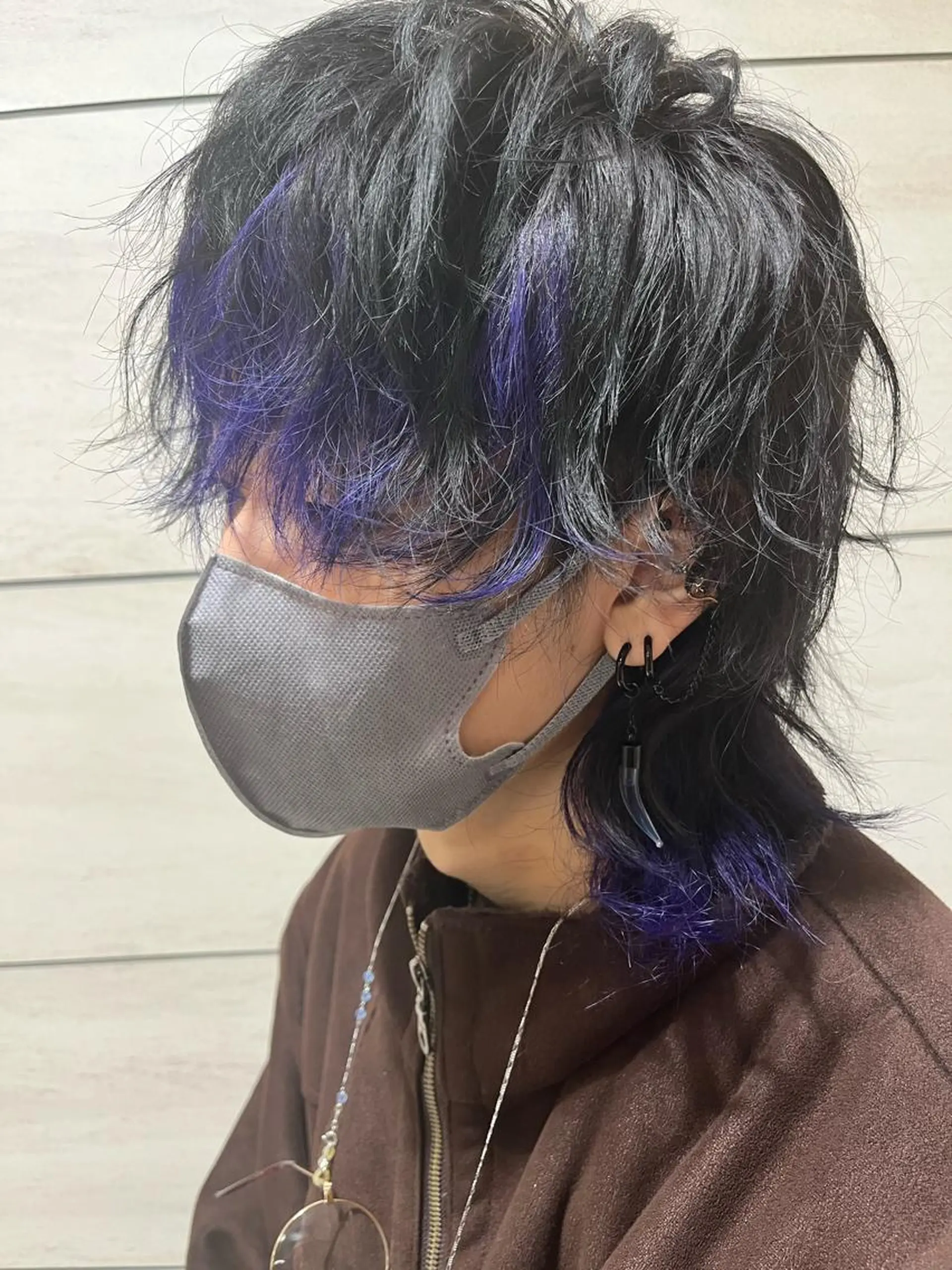 ショート カラー メンズ メンズインナーカラー インナーカラー noll【今池駅前】 池田碧花のヘアスタイル