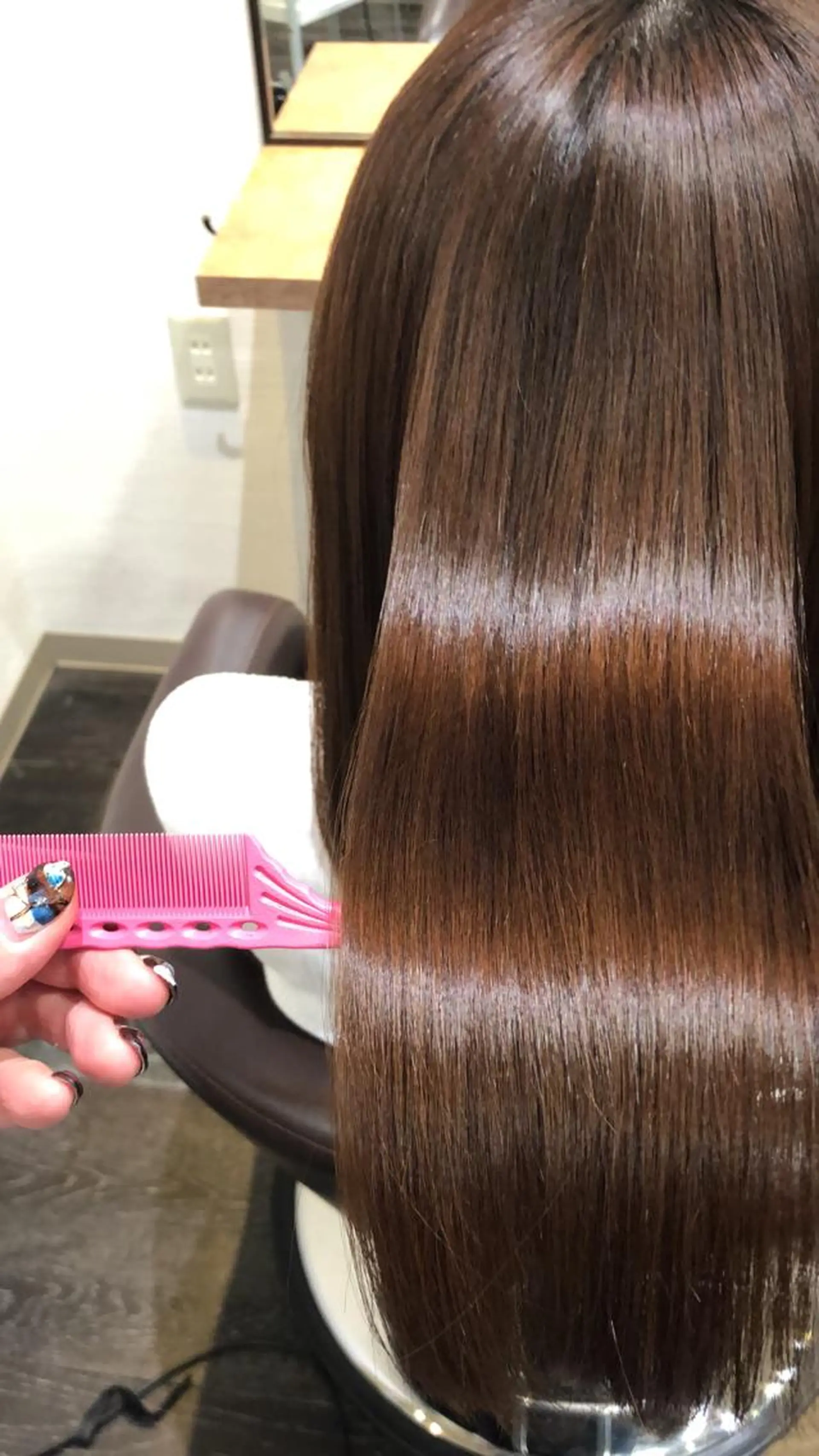 ロング トリートメント カット ヘアカラー 縮毛矯正 Ling K所属・古川 華那のヘアスタイル