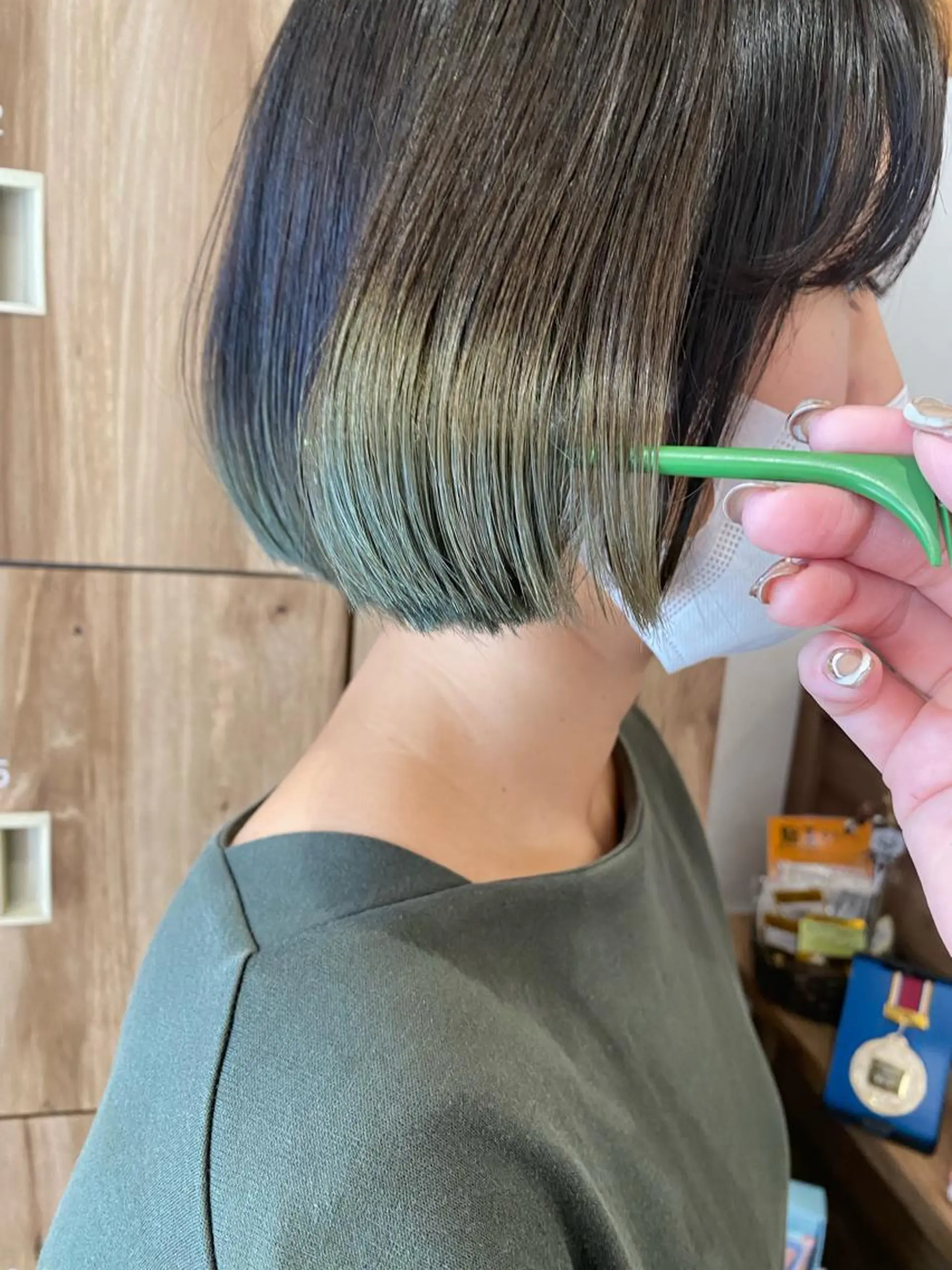 ショート カラー ヘアアレンジ ヘアカラー トリートメント ヘッドスパ パーマ指名No1 /namiのヘアスタイル