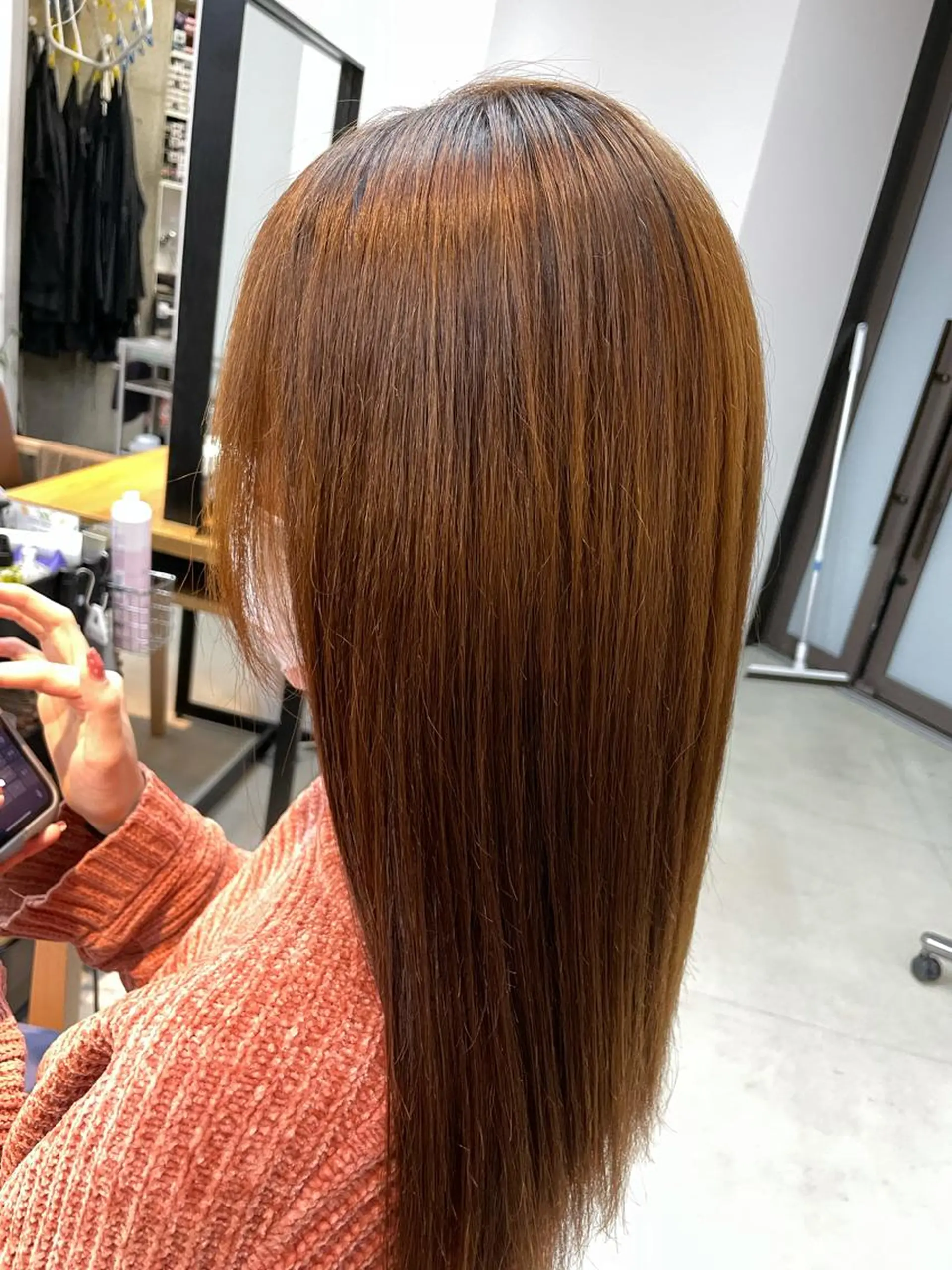 セミロング 縮毛矯正 ボブ/ショート/ shinのヘアスタイル