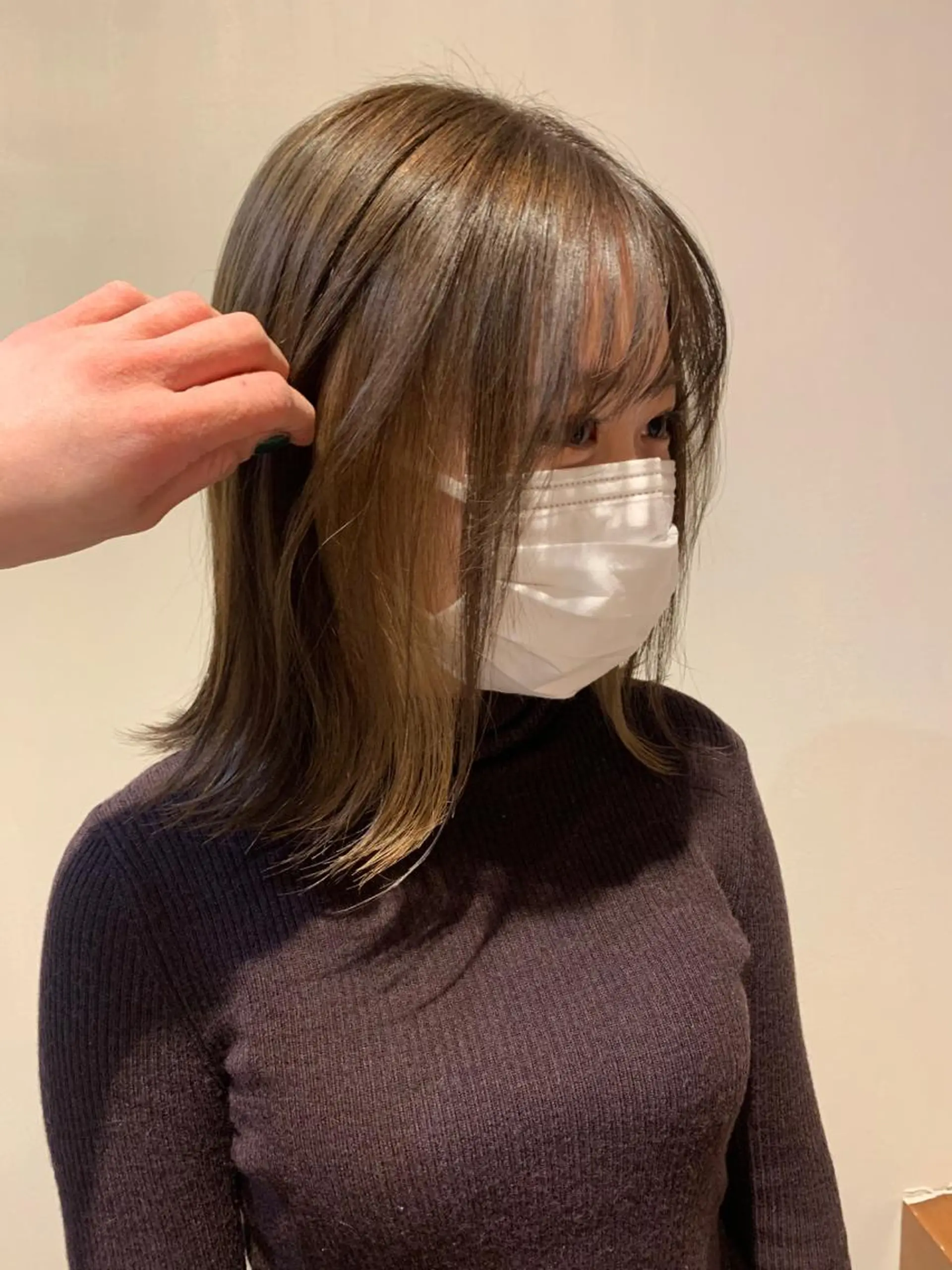 ミディアム カラー ヘアアレンジ 🍑明石 桃🍑のヘアスタイル