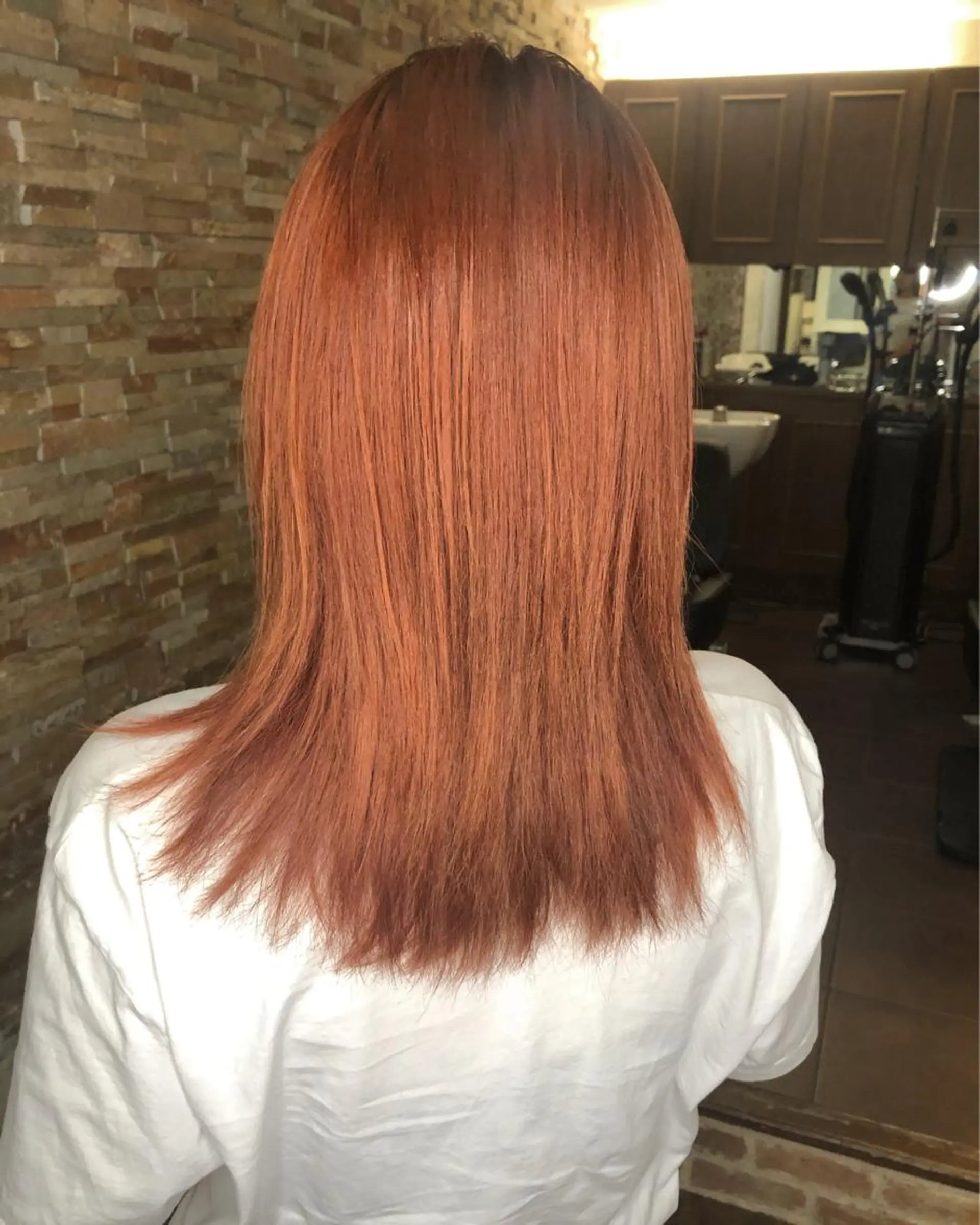 ミディアム カラー ヘアアレンジ ヘアカラー トリートメント 遠藤 拓馬のヘアスタイル