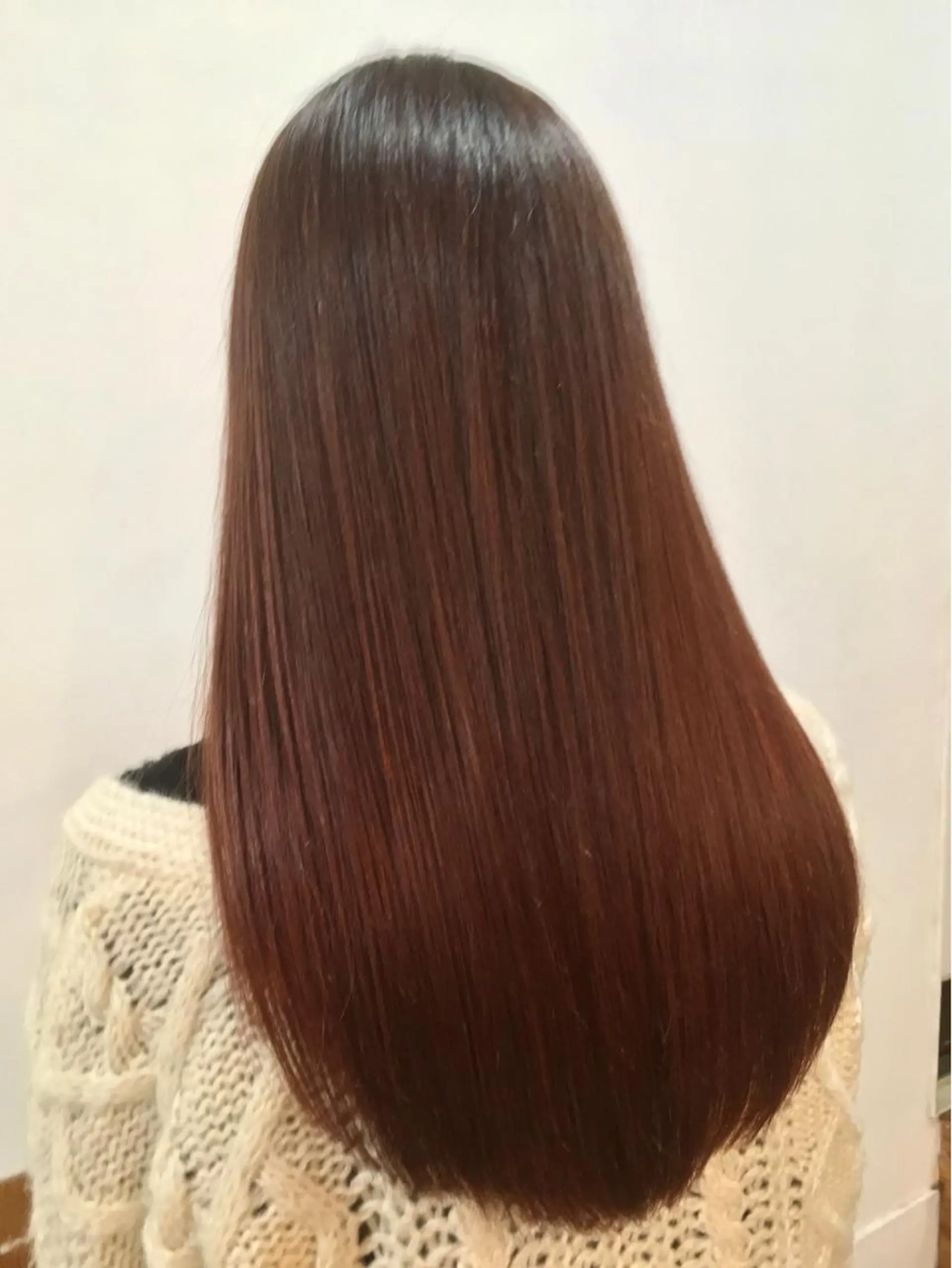 ロング 伸ばしかけ 縮毛矯正 縮毛矯正 千 田のヘアスタイル